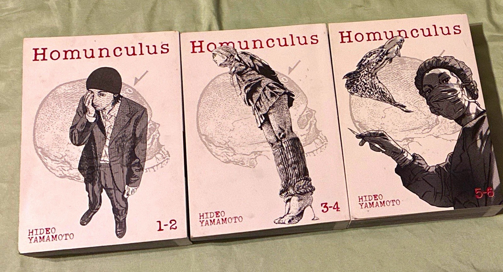 Homunculus Manga Lot Vol 1-6 (1-2, 3-4, 5-6) by Hideo Yamamoto Homunculus Manga Lot Vol 1-6 (1-2, 3-4, 5-6) by Hideo Yamamoto