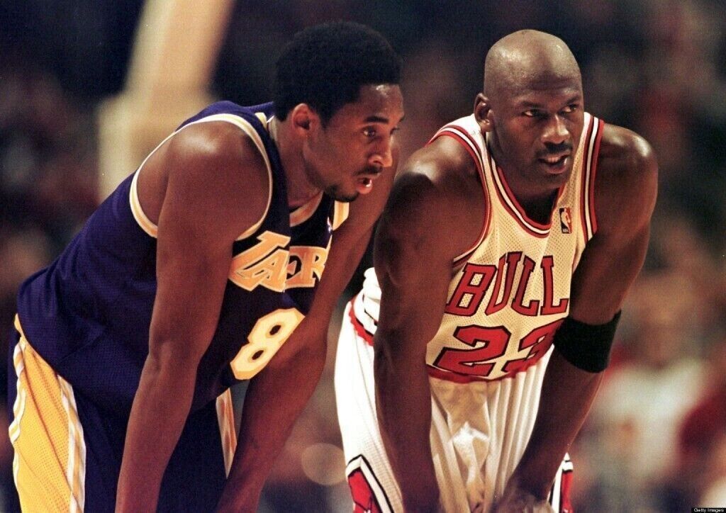 Kobe Bryant And Michael Jordan  Celebrity Rare Exclusive 8x10 Photo  726267