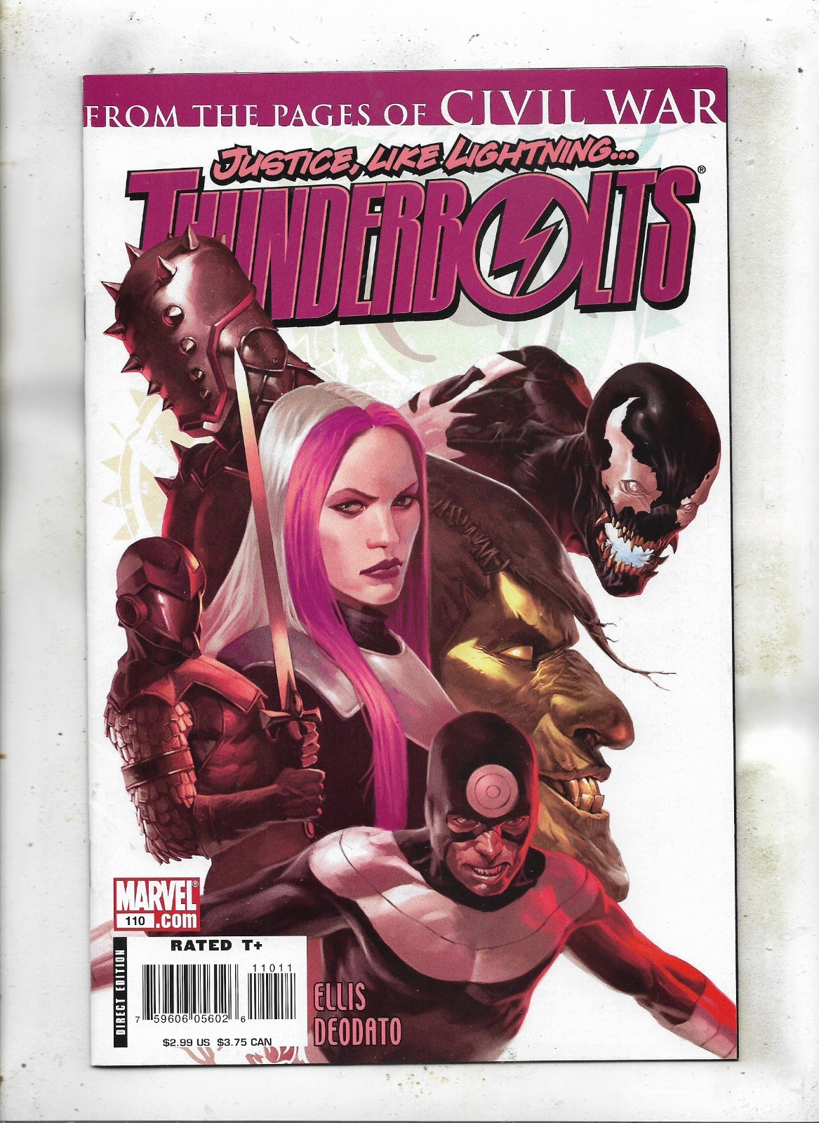 Thunderbolts 2007 #110 Very Fine Thunderbolts 2007 #110 Very Fine