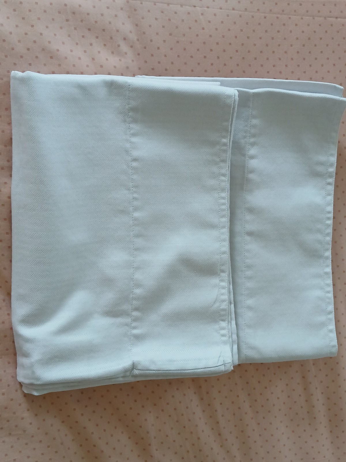 Vintage Sferra 100% Long Staple Pima Cotton Standard Pillowcases (2) RN17415