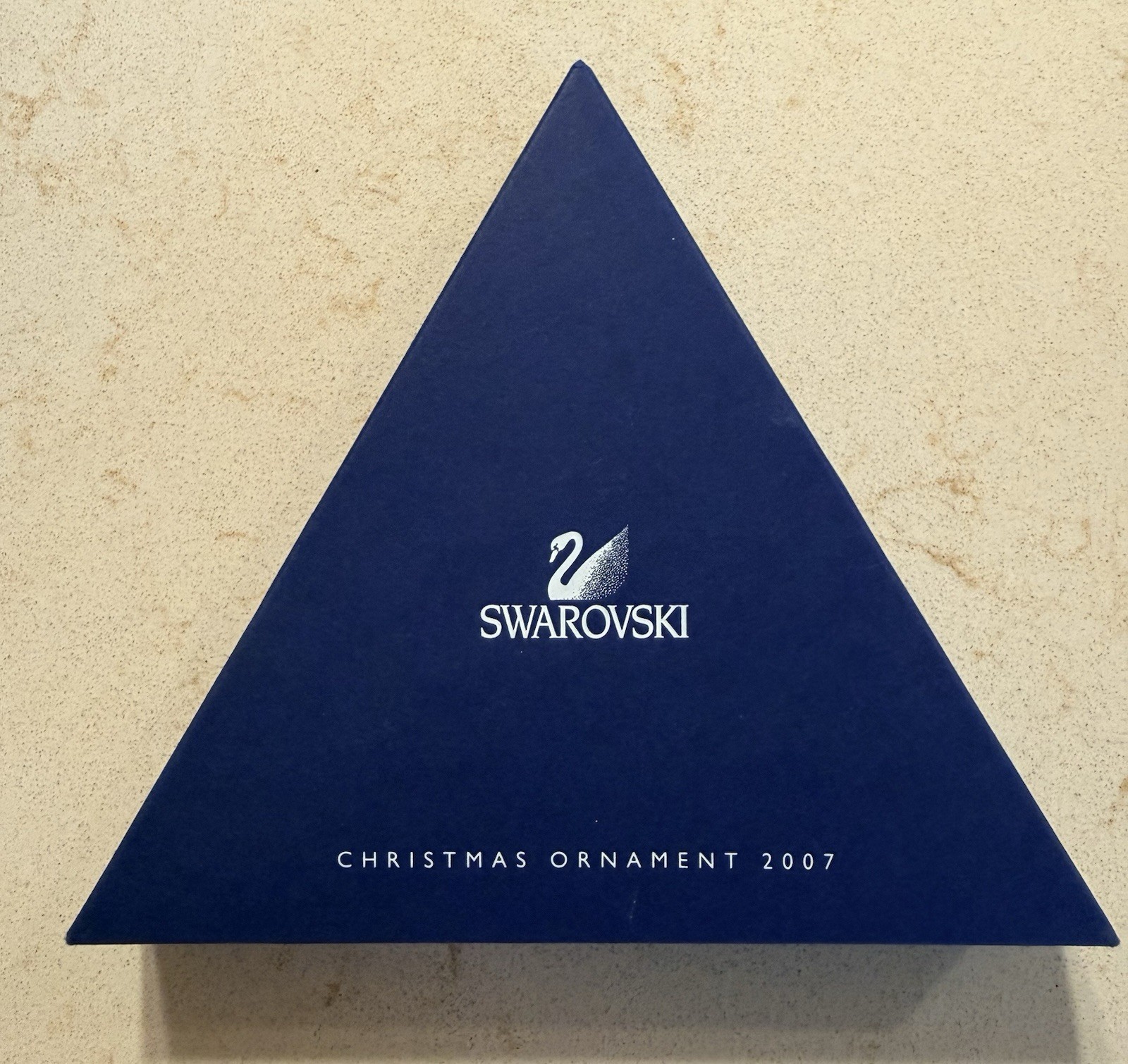 Swarovski 2007 Crystal Annual Snowflake Ornament in Box with Certificate Nice
