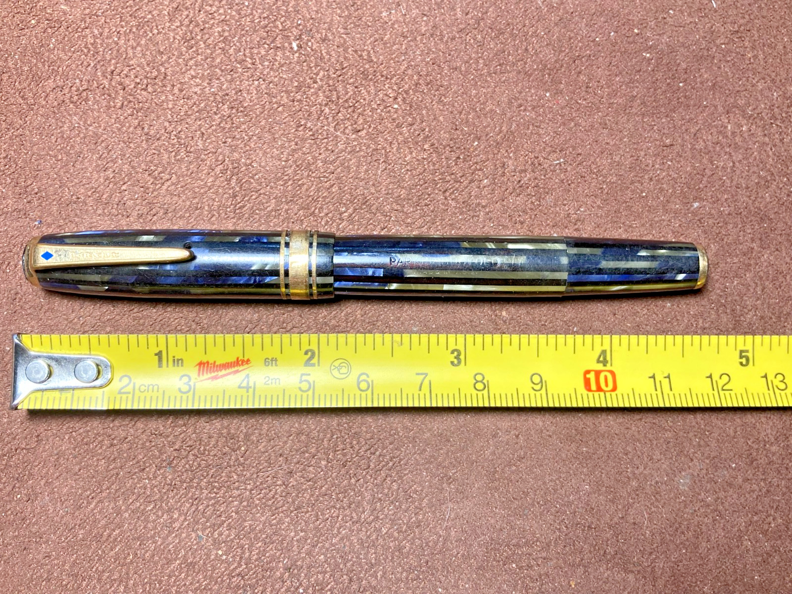 PARKER DUOVAC DOUBLE JEWEL FOUNTAIN PEN