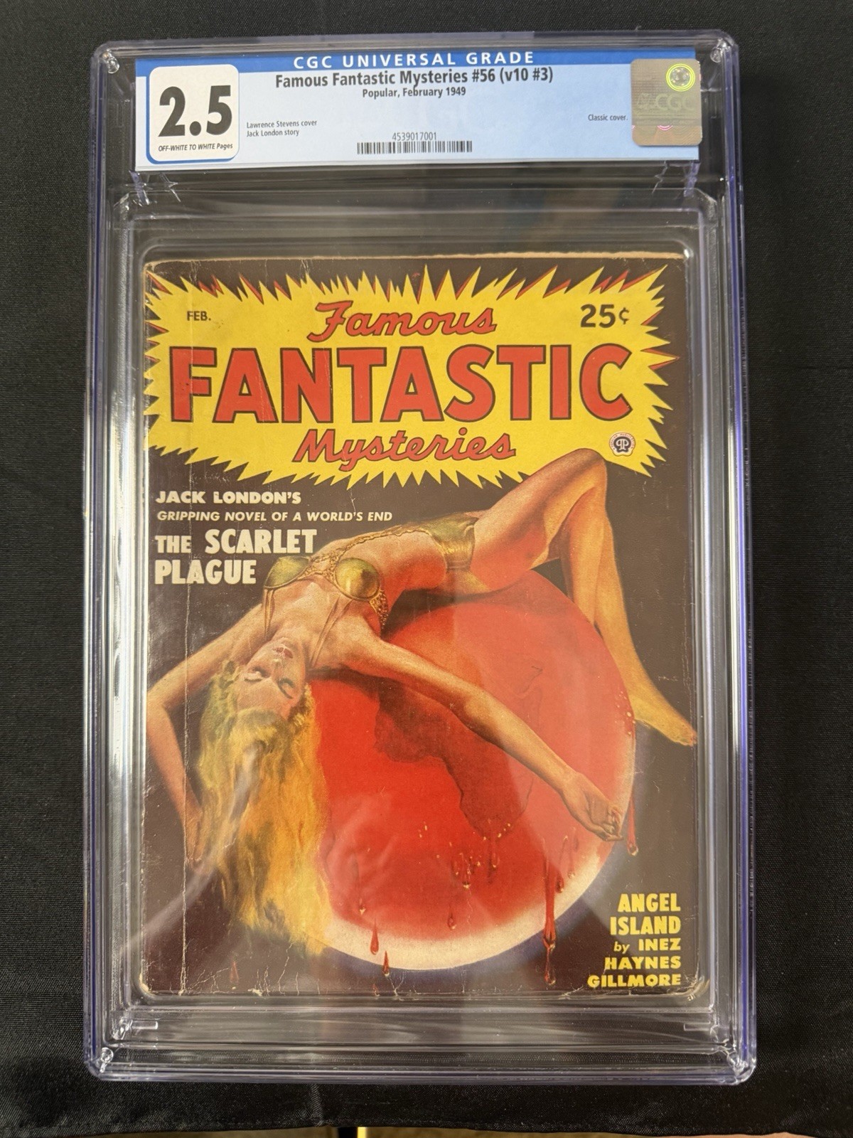 Famous Fantastic Mysteries #56 1949 CGC 2.5 Classic Cover Lawrence Stevens GGA Famous Fantastic Mysteries #56 1949 CGC 2.5 Classic Cover Lawrence Stevens GGA