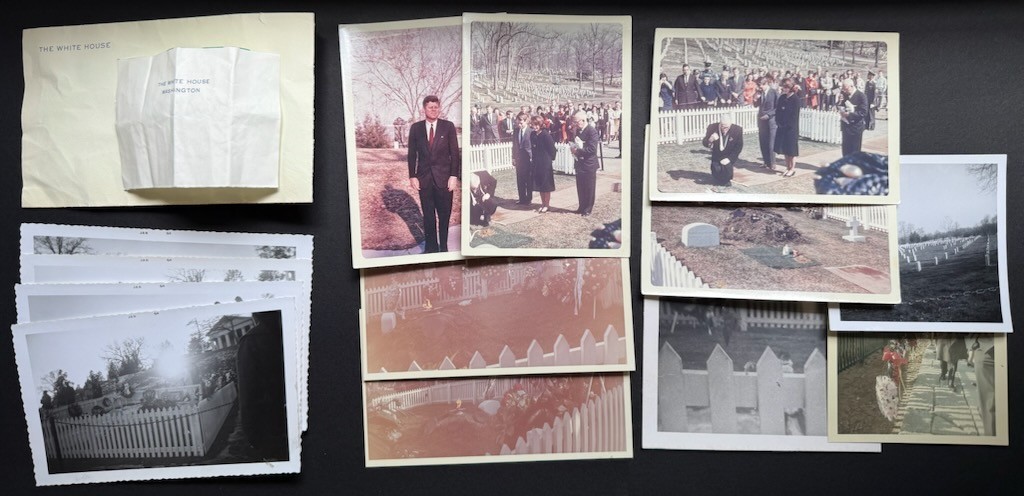 PRESIDENT JOHN F KENNEDY - EVELYN LINCOLN'S PERSONAL PHOTOS OF JFK, JACKIE & RFK