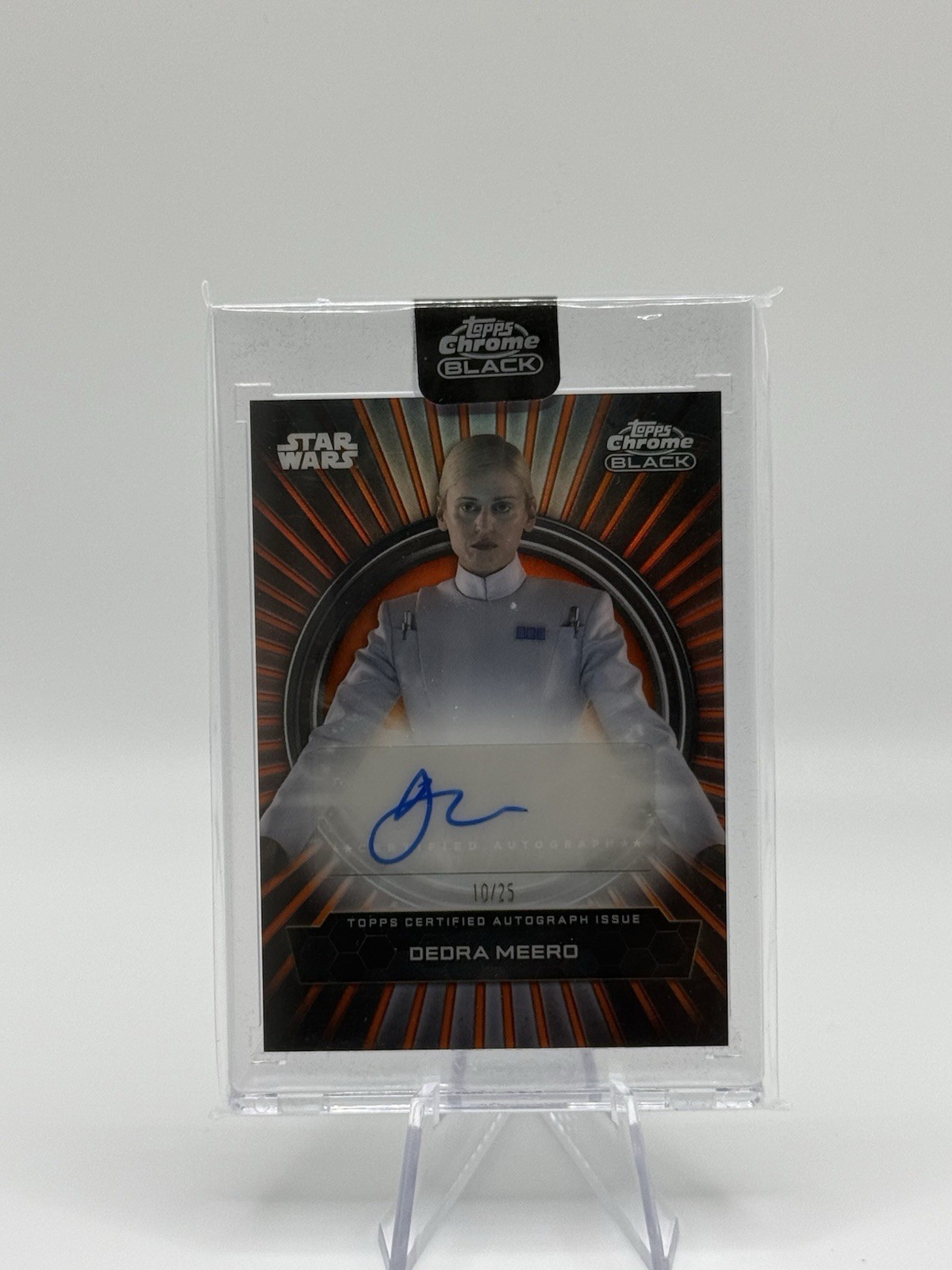 2024 Topps Chrome Black Star Wars Denise Gough Dedra Meero Duality Auto /25 2024 Topps Chrome Black Star Wars Denise Gough Dedra Meero Duality Auto /25