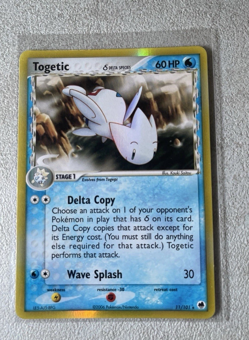 Pokemon Togetic 11/101  Reverse Holo EX Dragon Frontiers 2006