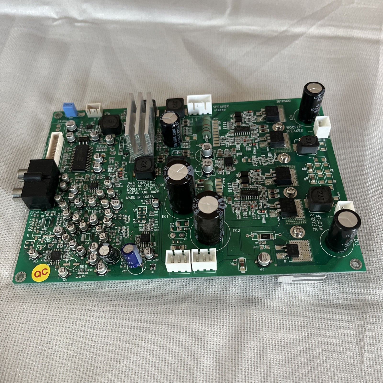 Andamiro Pump It Up DX Extra Dancing Arcade Coin PCB011 PCB BOARD Digital Amp Andamiro Pump It Up DX Extra Dancing Arcade Coin PCB011 PCB BOARD Digital Amp