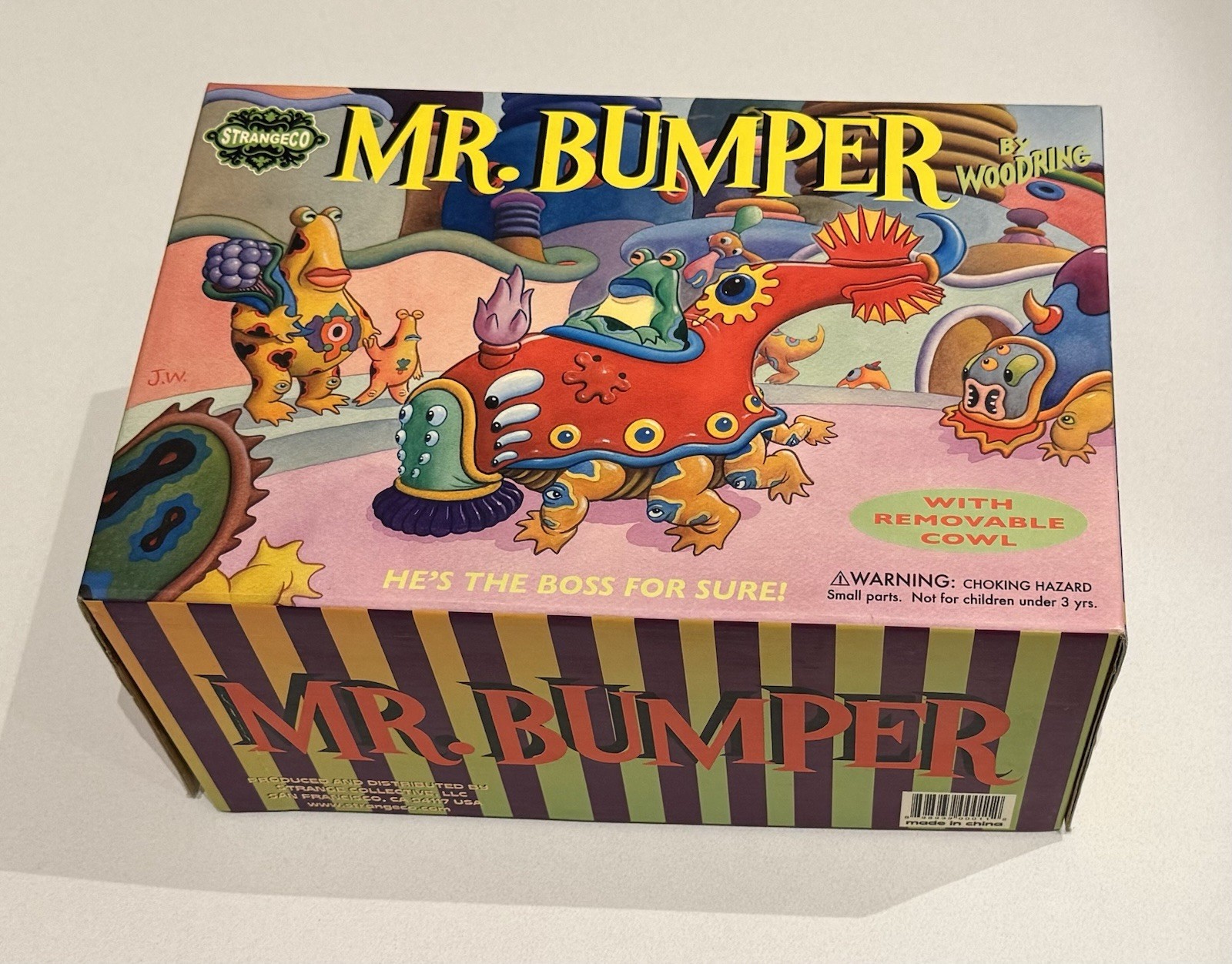 MR. Bumper  By Jim Woodring - 2006 - Strangeco - NM - Purple And Black Variant