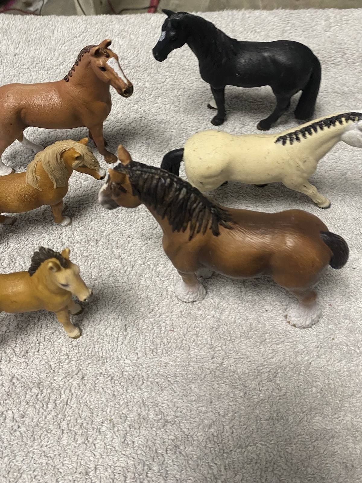 Schleich Horses Collectible Lot of 7 Horses Horse Figures 2009 -2016 Draft Horse Schleich Horses Collectible Lot of 7 Horses Horse Figures 2009 -2016 Draft Horse