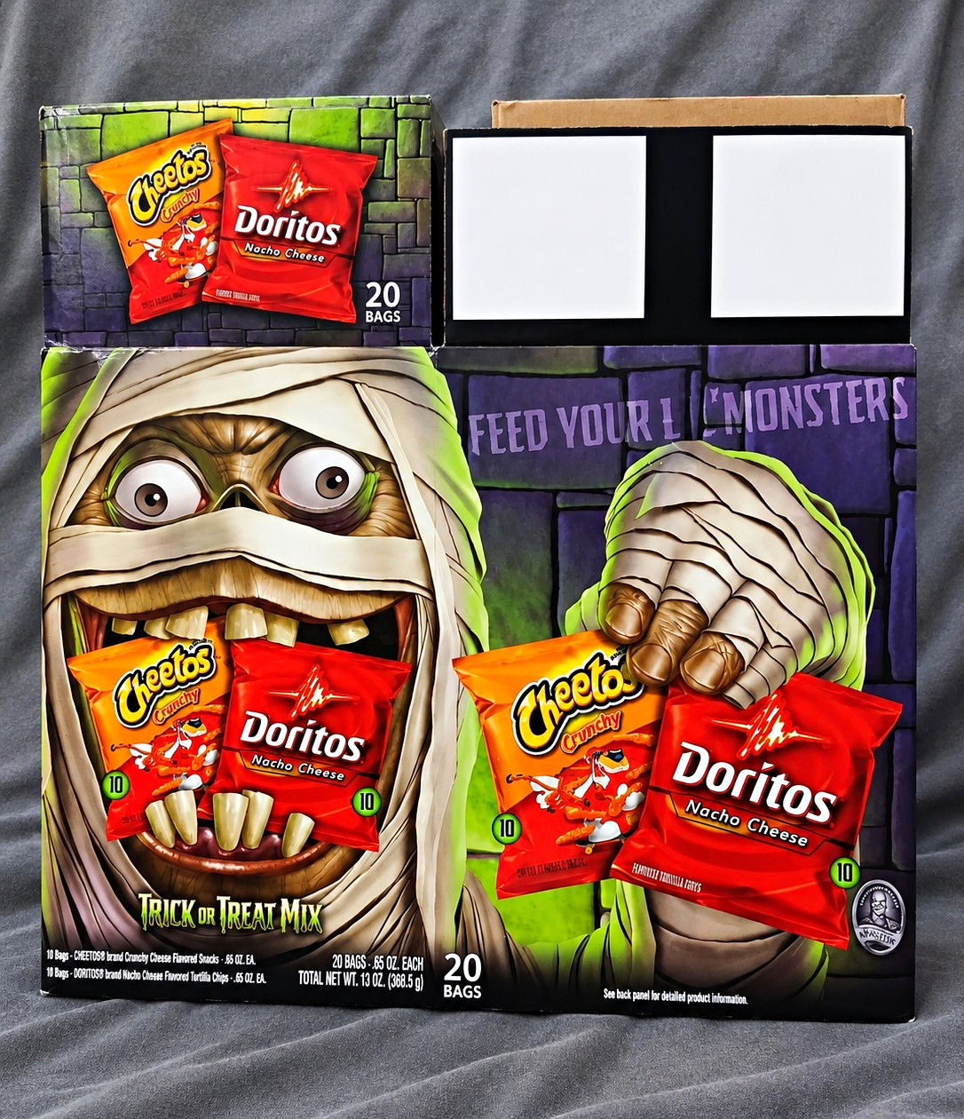 2012 Frito Lay Halloween Mummy Cheetos Doritos Trick or Treat Store Display 2012 Frito Lay Halloween Mummy Cheetos Doritos Trick or Treat Store Display