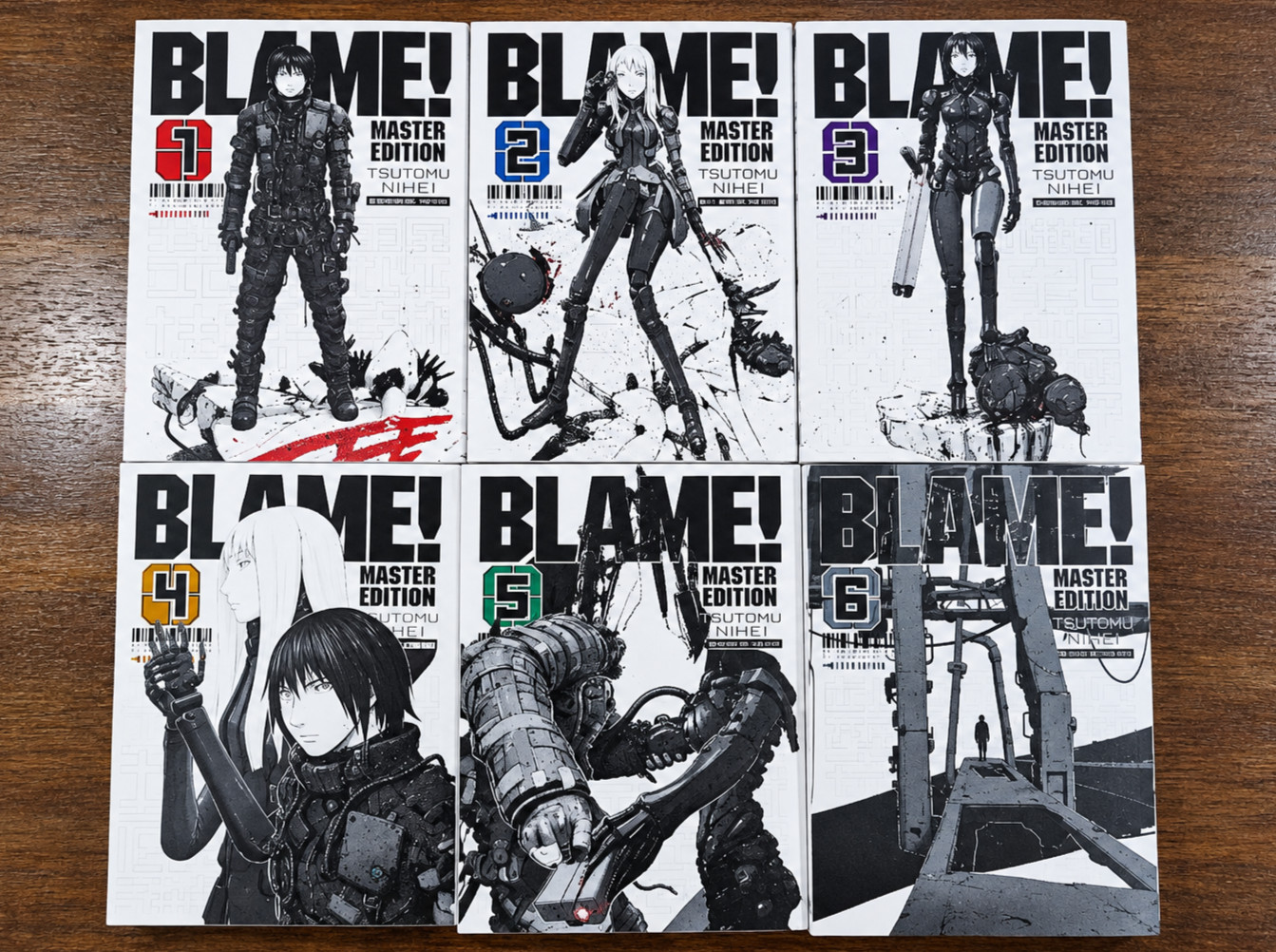 Blame Master Edition Manga Book English Vol 1-6