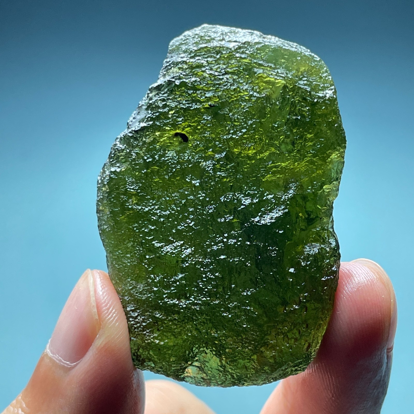 144CT Natural Moldavite | Genuine Czech |Impact Glass| Collector's Energy Stone 144CT Natural Moldavite | Genuine Czech |Impact Glass| Collector's Energy Stone