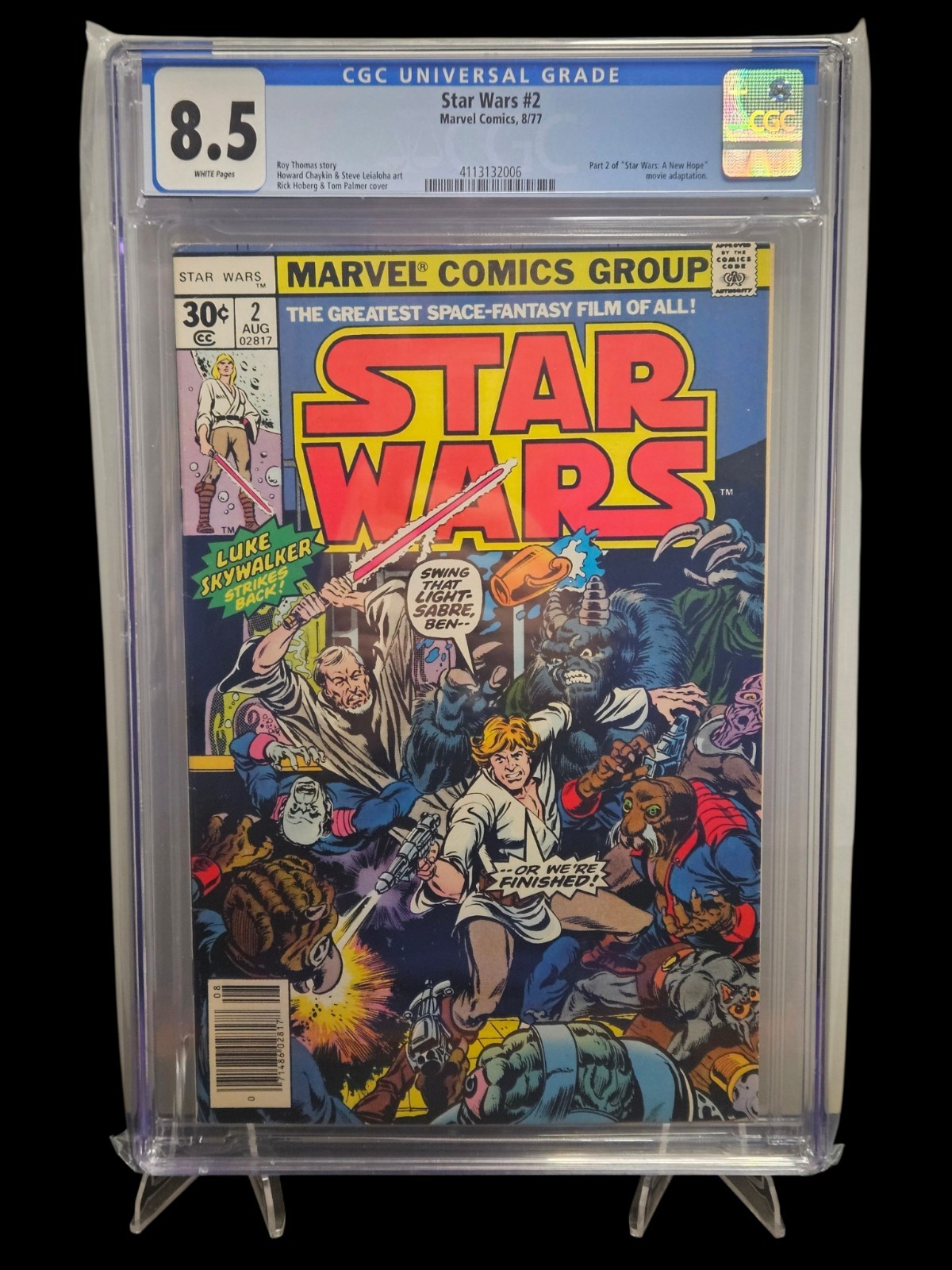 Star Wars #2 1977 Marvel Comics CGC 8.5 "Movie Adaptation"