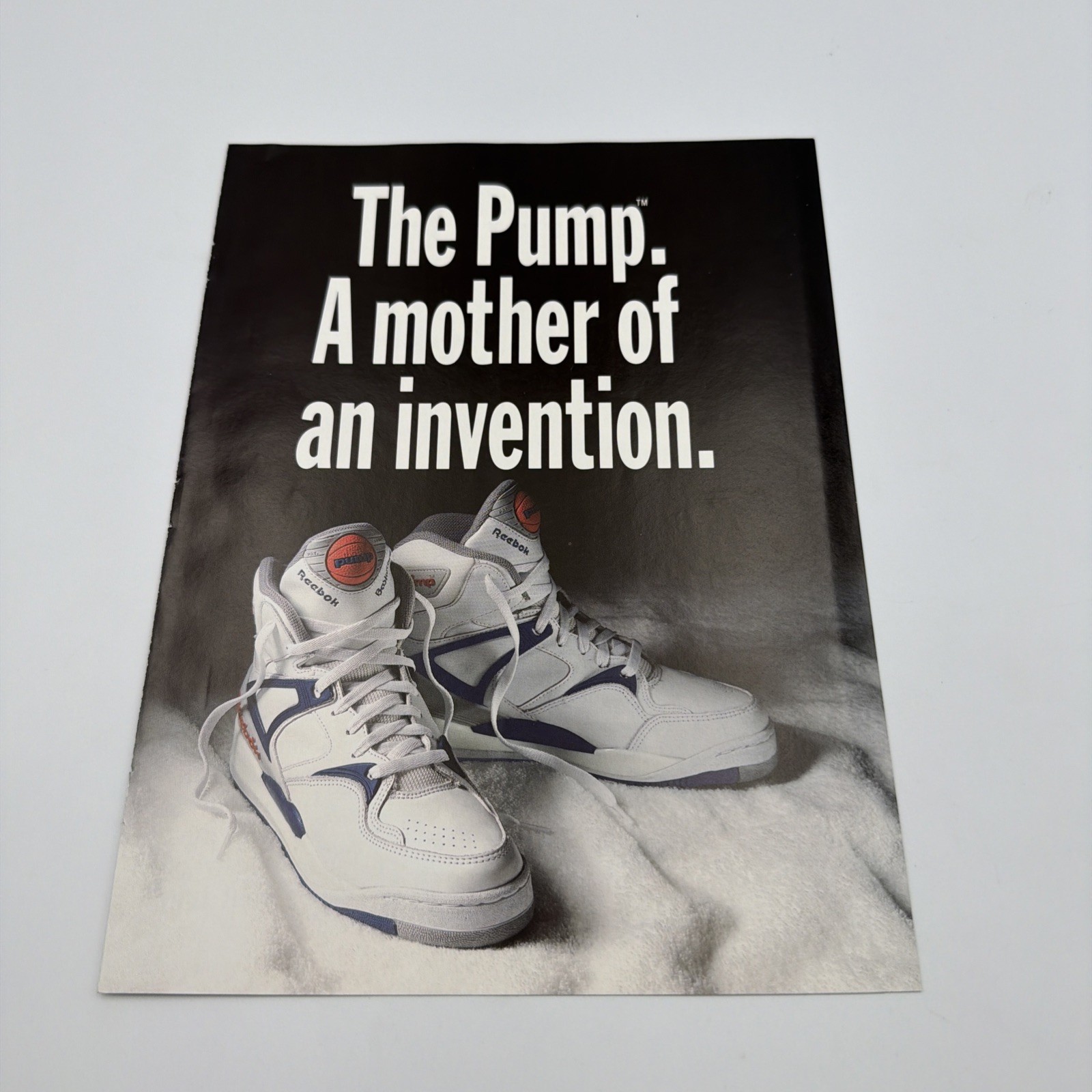 1990 Reebok Pump Basketball Cross Tennis Shoes 6 page vintage print Ad