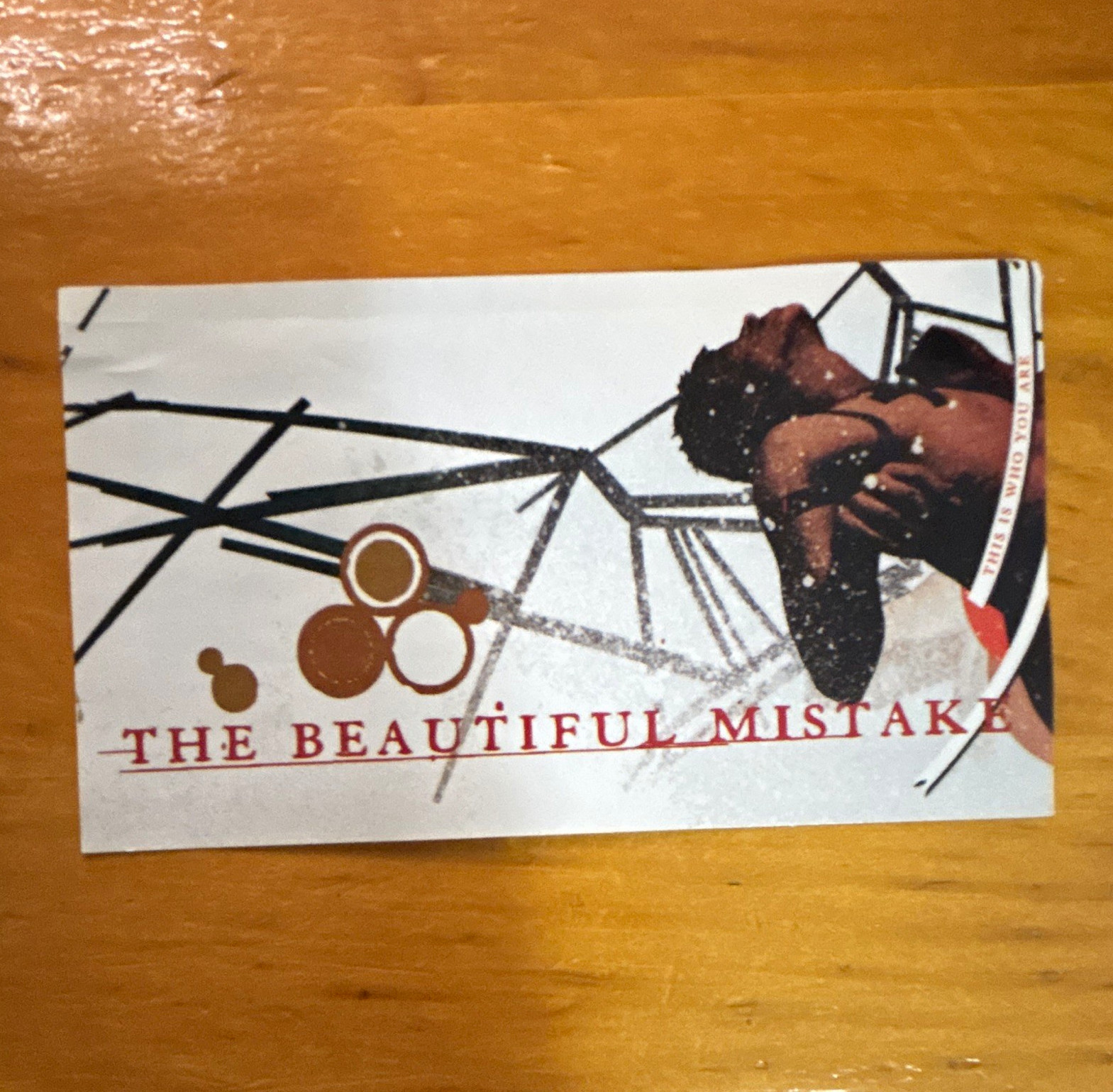 The Beautiful Mistake Sticker RARE **** The Beautiful Mistake Sticker RARE ****