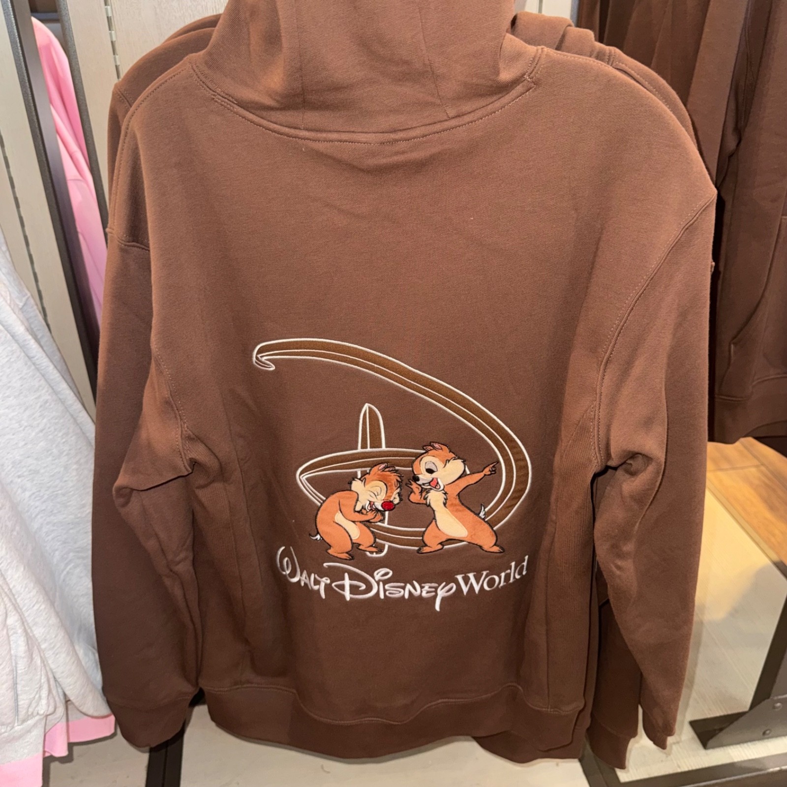 2026 Walt Disney World Parks Chip & Dale Brown Hoodie Sweatshirt Adult Sizes NWT 2026 Walt Disney World Parks Chip & Dale Brown Hoodie Sweatshirt Adult Sizes NWT