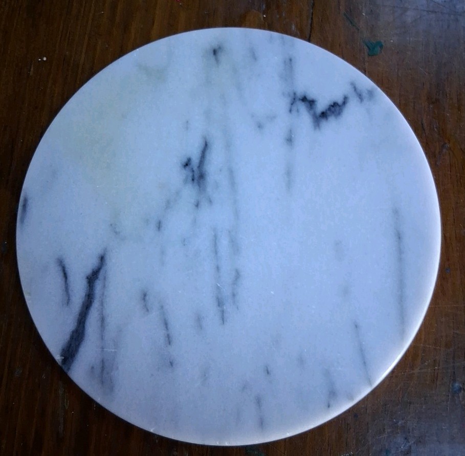 6-in Diameter Marble Circle Quarter Inch Thick 6-in Diameter Marble Circle Quarter Inch Thick