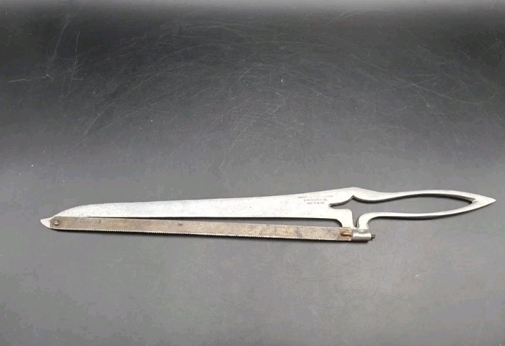 Vintage Bowman Butcher Bone Saw General Metal Products Lancaster PA Pat 7-4-16 Vintage Bowman Butcher Bone Saw General Metal Products Lancaster PA Pat 7-4-16