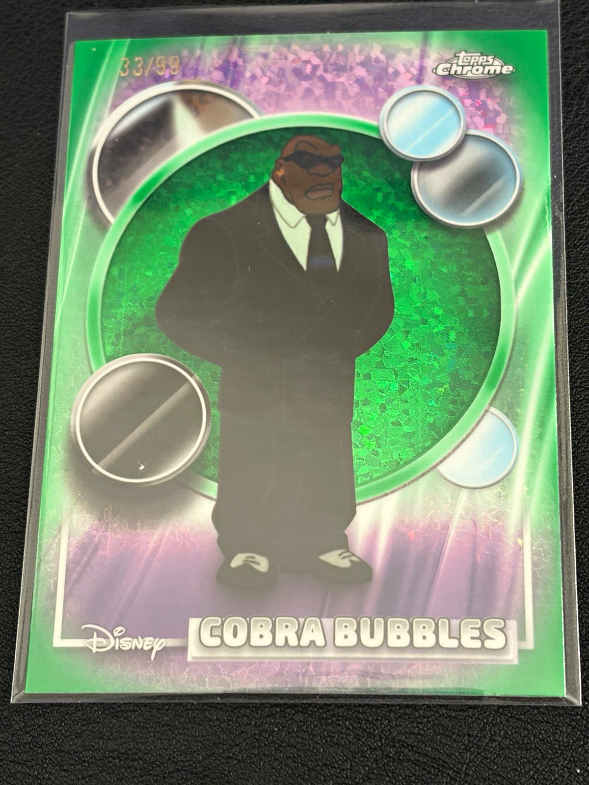Topps 2026 Topps Chrome Disney Cobra Bubbles # 33/99 Topps 2026 Topps Chrome Disney Cobra Bubbles # 33/99