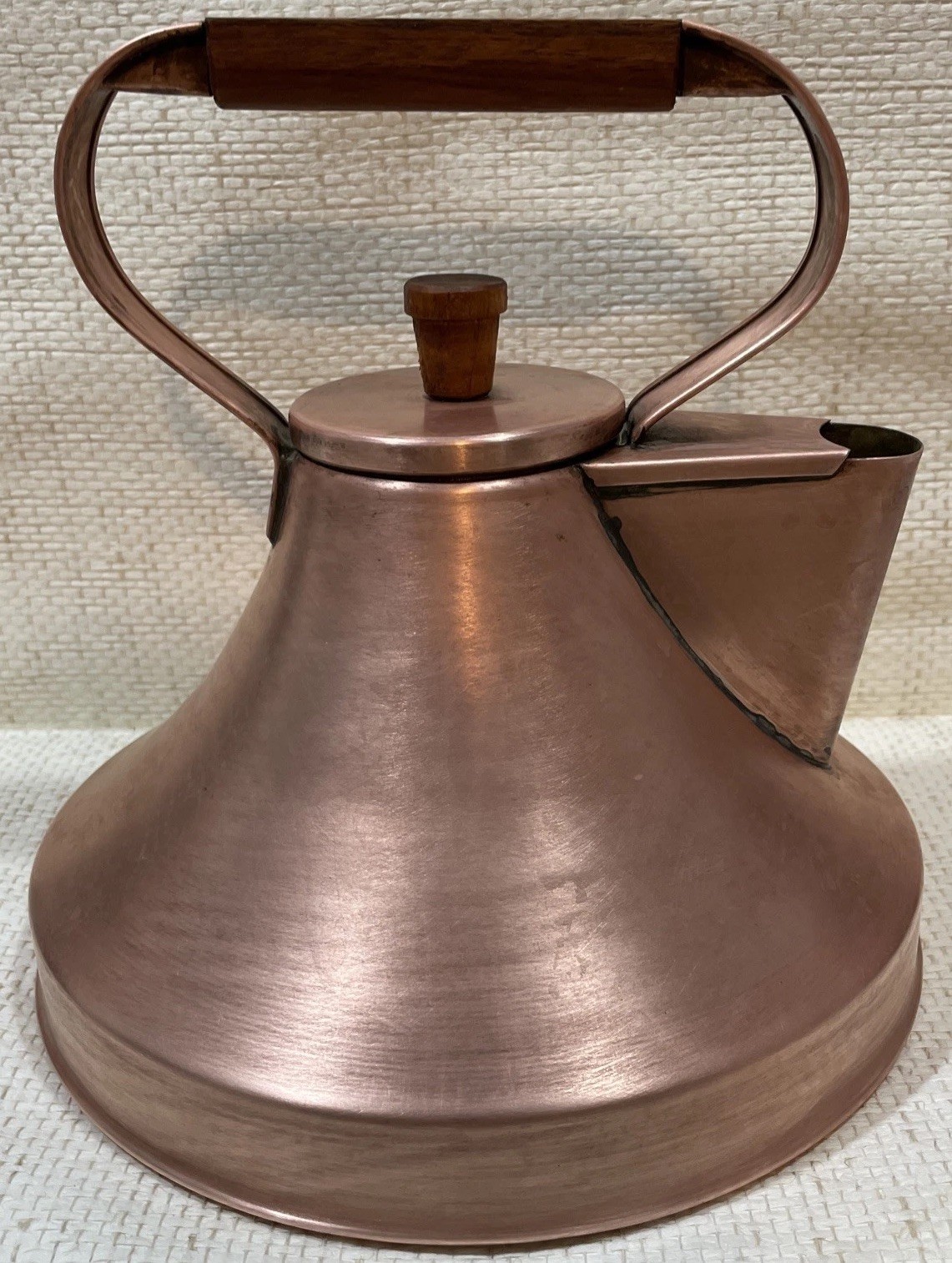 RARE Vtg A.G.A. Correa & Son Copper Ship’s Captain Kettle- Nautical Bell Shape