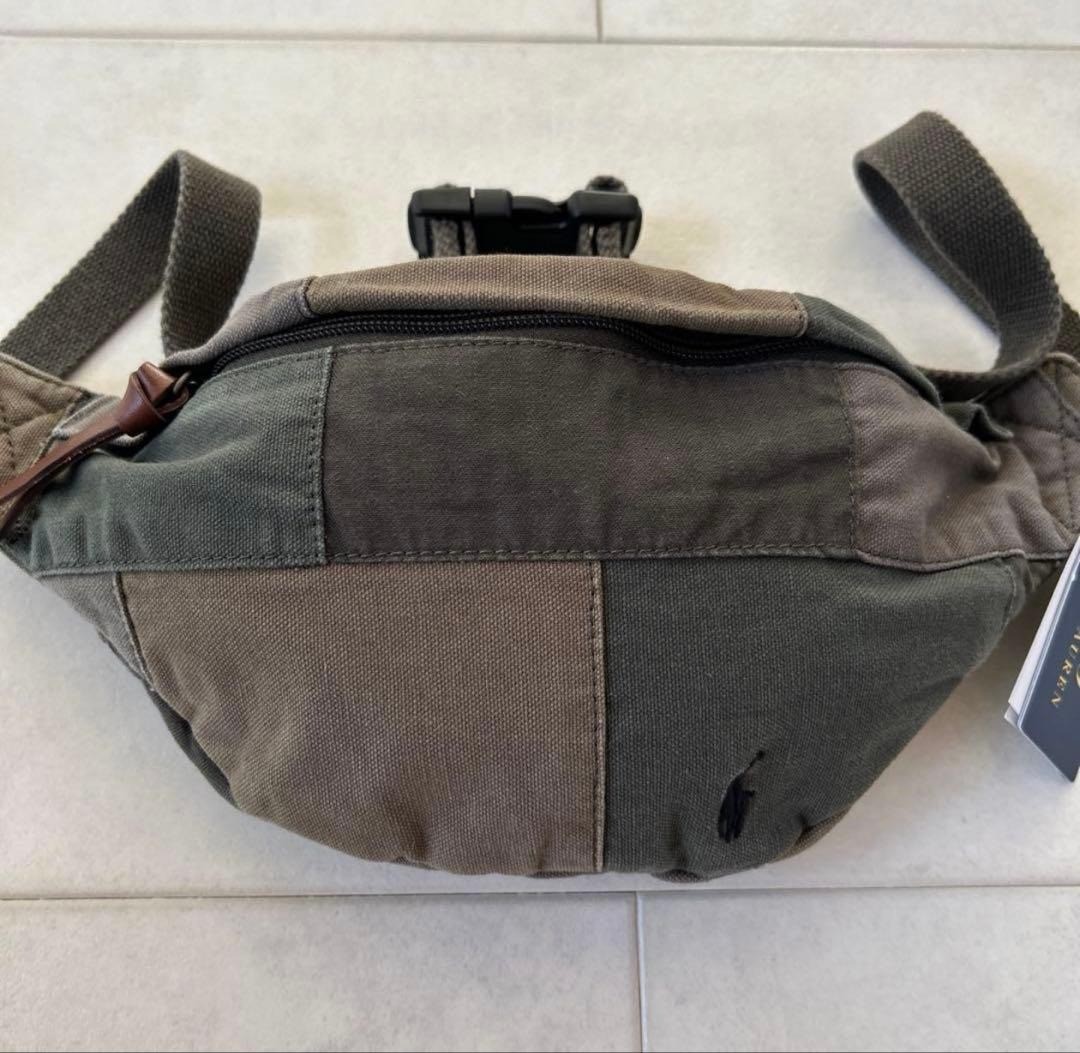 Polo Ralph Lauren New Patchwork Military Shoulder Bag Waist Pouch NEW Polo Ralph Lauren New Patchwork Military Shoulder Bag Waist Pouch NEW