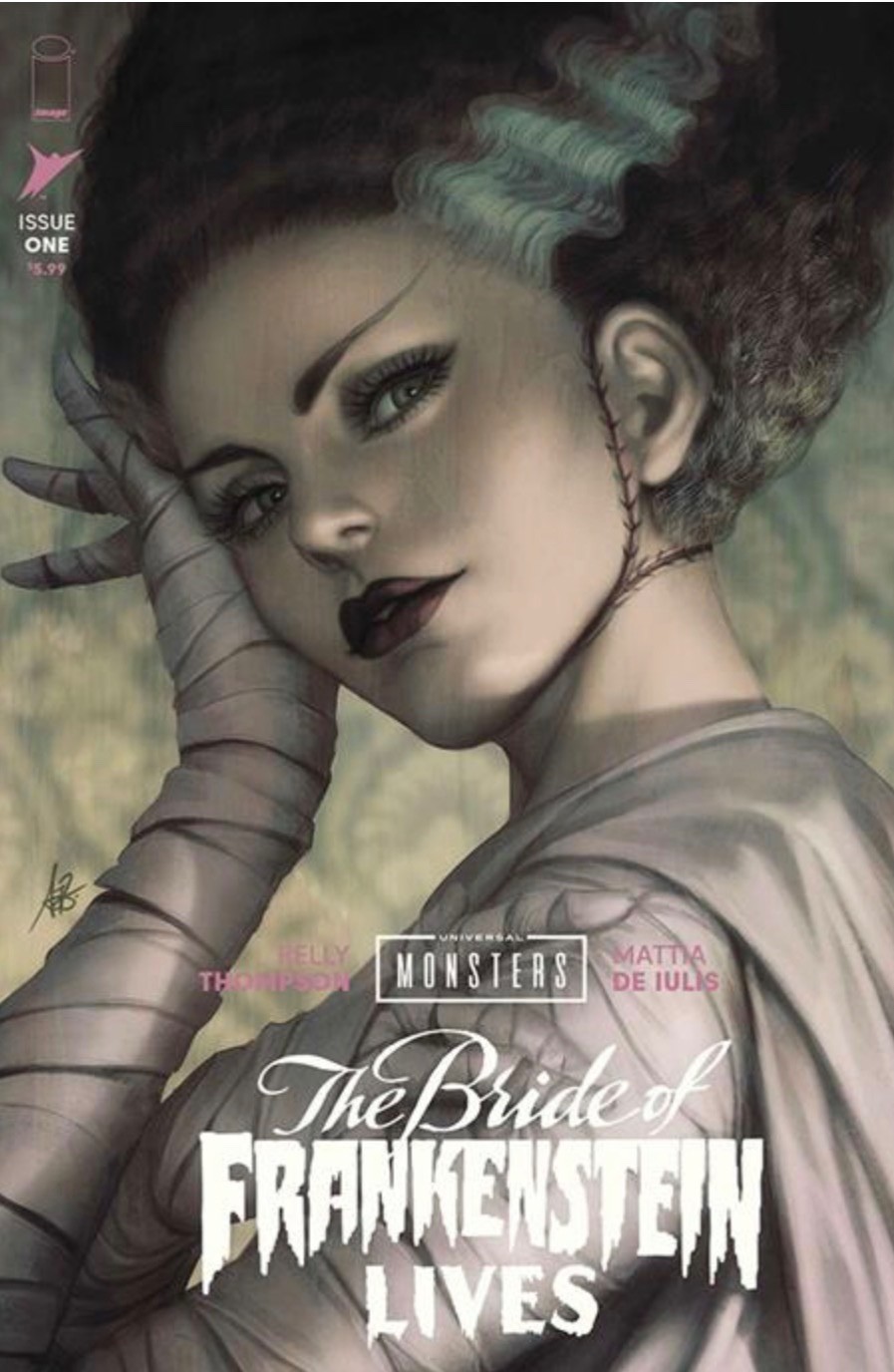 UNIVERSAL MONSTERS BRIDE OF FRANKENSTEIN LIVES #1 CVR J STANLEY ARTGEM PRE SALE 