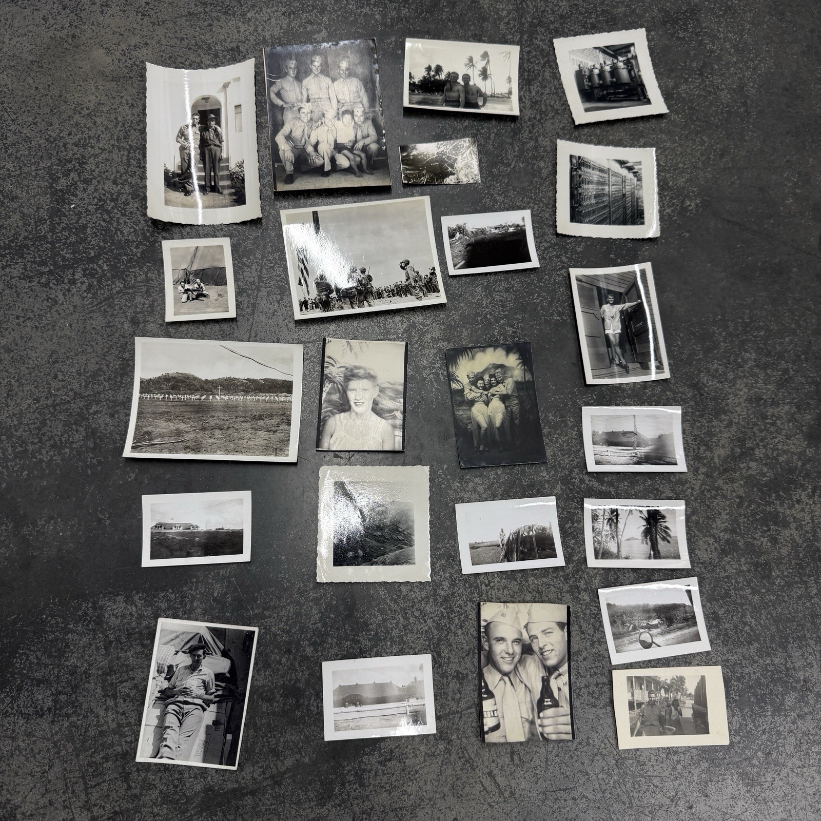 Pacific Theater World War 2 Photo Lot 230 Historical Photos Combat Life Military