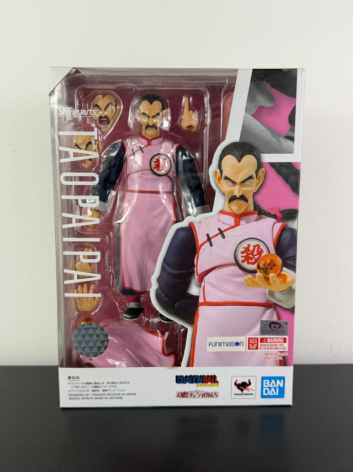 SH Figuarts Tao Pai Pai Mercenary Tao Dragon Ball Bandai Tamashii Figure New SHF SH Figuarts Tao Pai Pai Mercenary Tao Dragon Ball Bandai Tamashii Figure New SHF