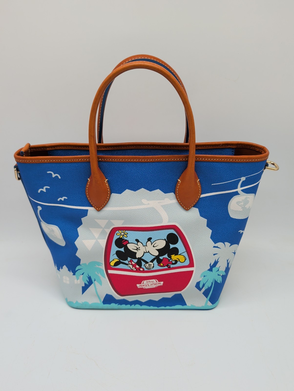 Dooney And Bourke Disney 2022 Skyline Mickey & Minnie Satchel Handbag Dooney And Bourke Disney 2022 Skyline Mickey & Minnie Satchel Handbag