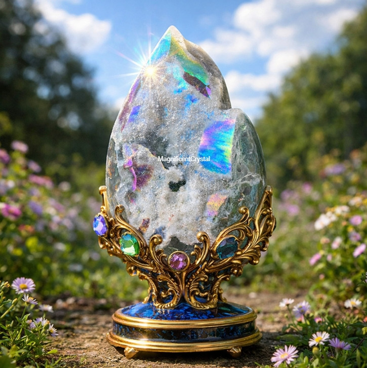 Natural Rainbow Angel Aura Sphalerite Titanium Flame Tower Healing Crystal Stone Natural Rainbow Angel Aura Sphalerite Titanium Flame Tower Healing Crystal Stone