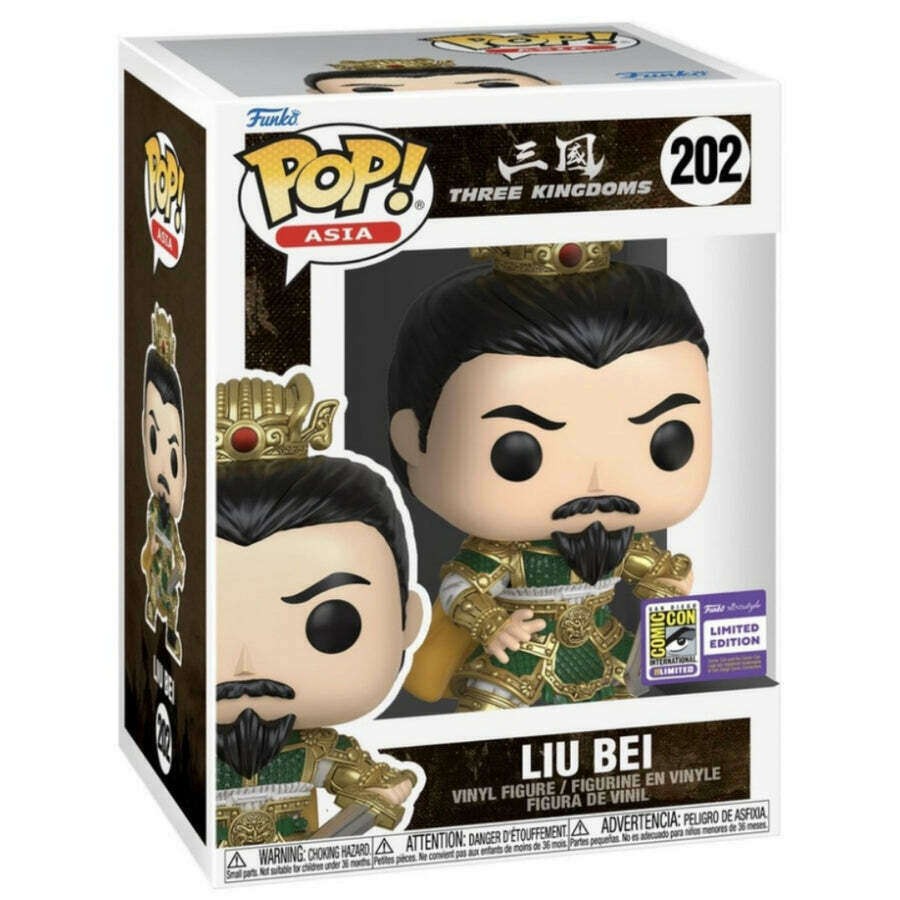Funko Pop Asia Romance of the Three Kingdoms Liu Bei SDCC 2023 #202 2023 Funko Pop Asia Romance of the Three Kingdoms Liu Bei SDCC 2023 #202 2023