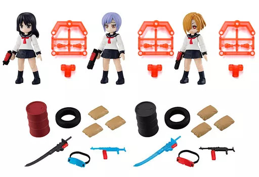 AQUA SHOOTERS4 Set of 5 Trading Figures, Sailor Dress, Bandai AQUA SHOOTERS4 Set of 5 Trading Figures, Sailor Dress, Bandai