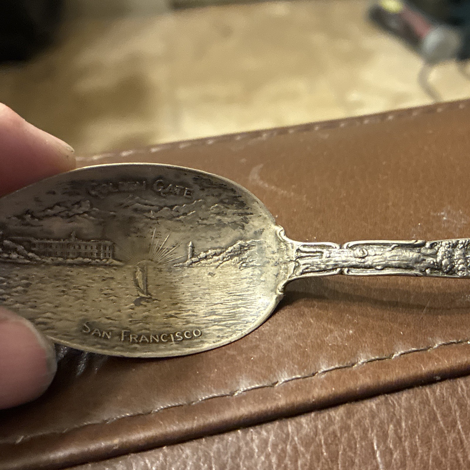 Antique 1904 St Louis World’s Fair Sterling Silver Souvenir Spoon Monogram Antique 1904 St Louis World’s Fair Sterling Silver Souvenir Spoon Monogram