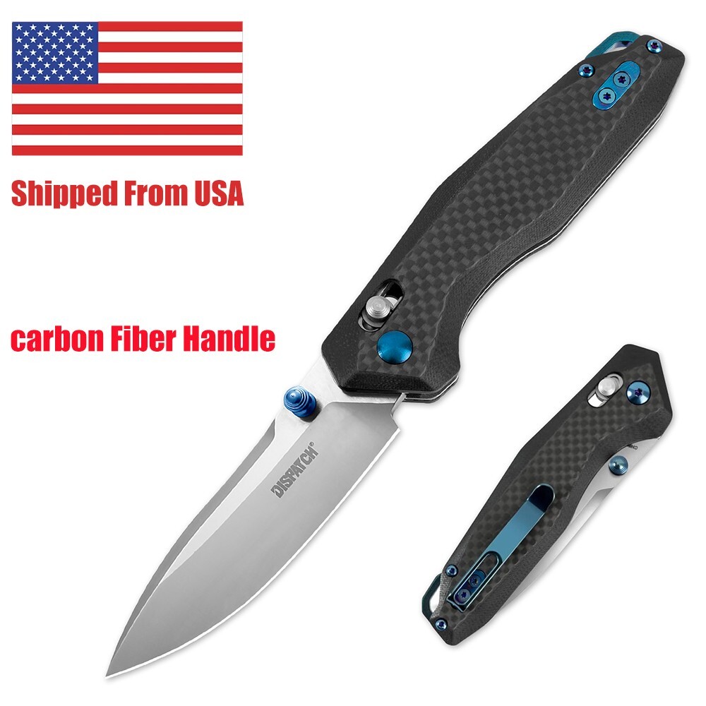 Carbon Fiber Handle Axis Lock Tactical Survival outdoor Pocket Folding Knife EDC Carbon Fiber Handle Axis Lock Tactical Survival outdoor Pocket Folding Knife EDC