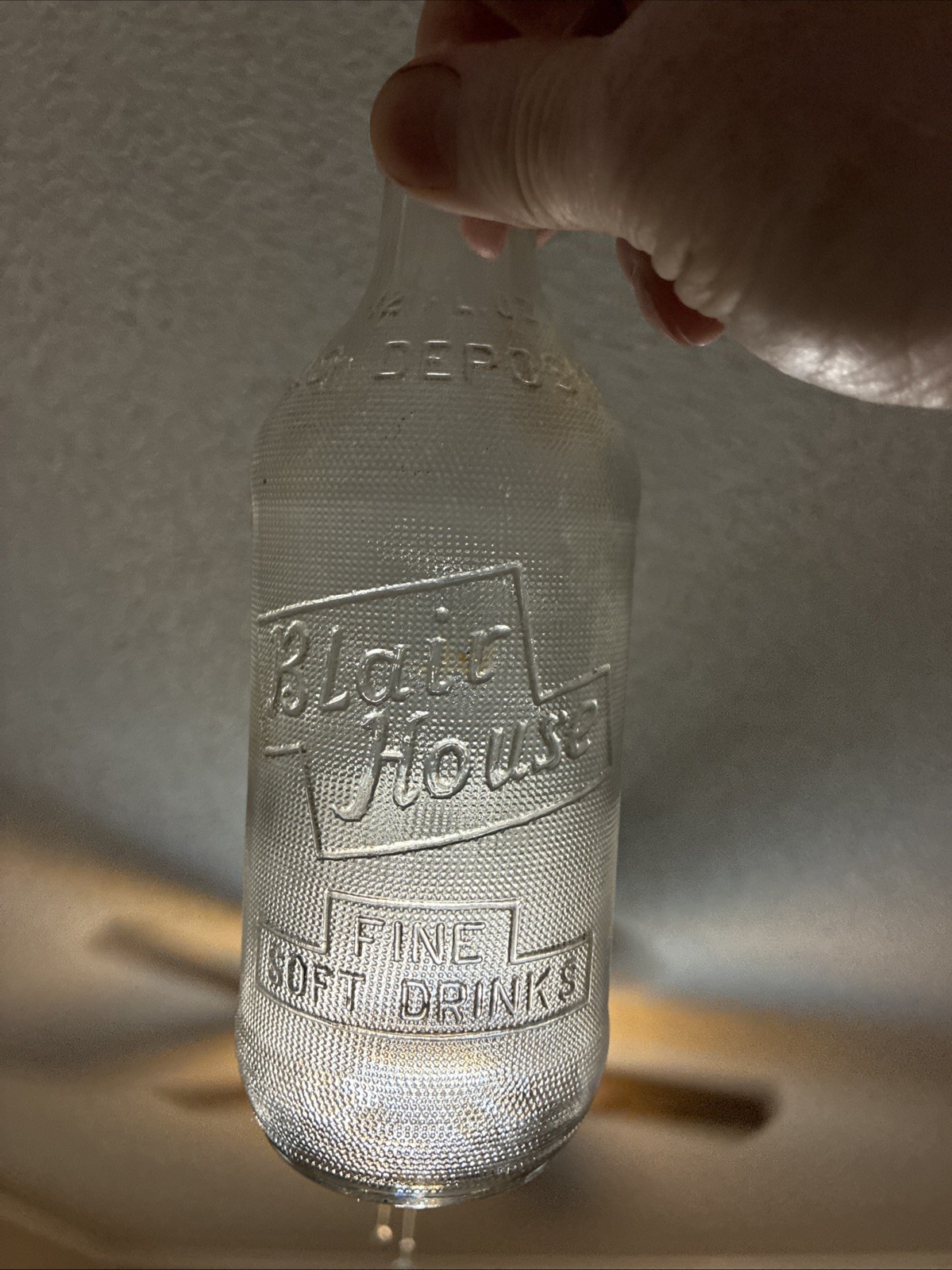 Vintage Blair House Fine Soft Drinks Embossed 12oz Soda Bottle NDNR 1967 👀 Vintage Blair House Fine Soft Drinks Embossed 12oz Soda Bottle NDNR 1967 👀