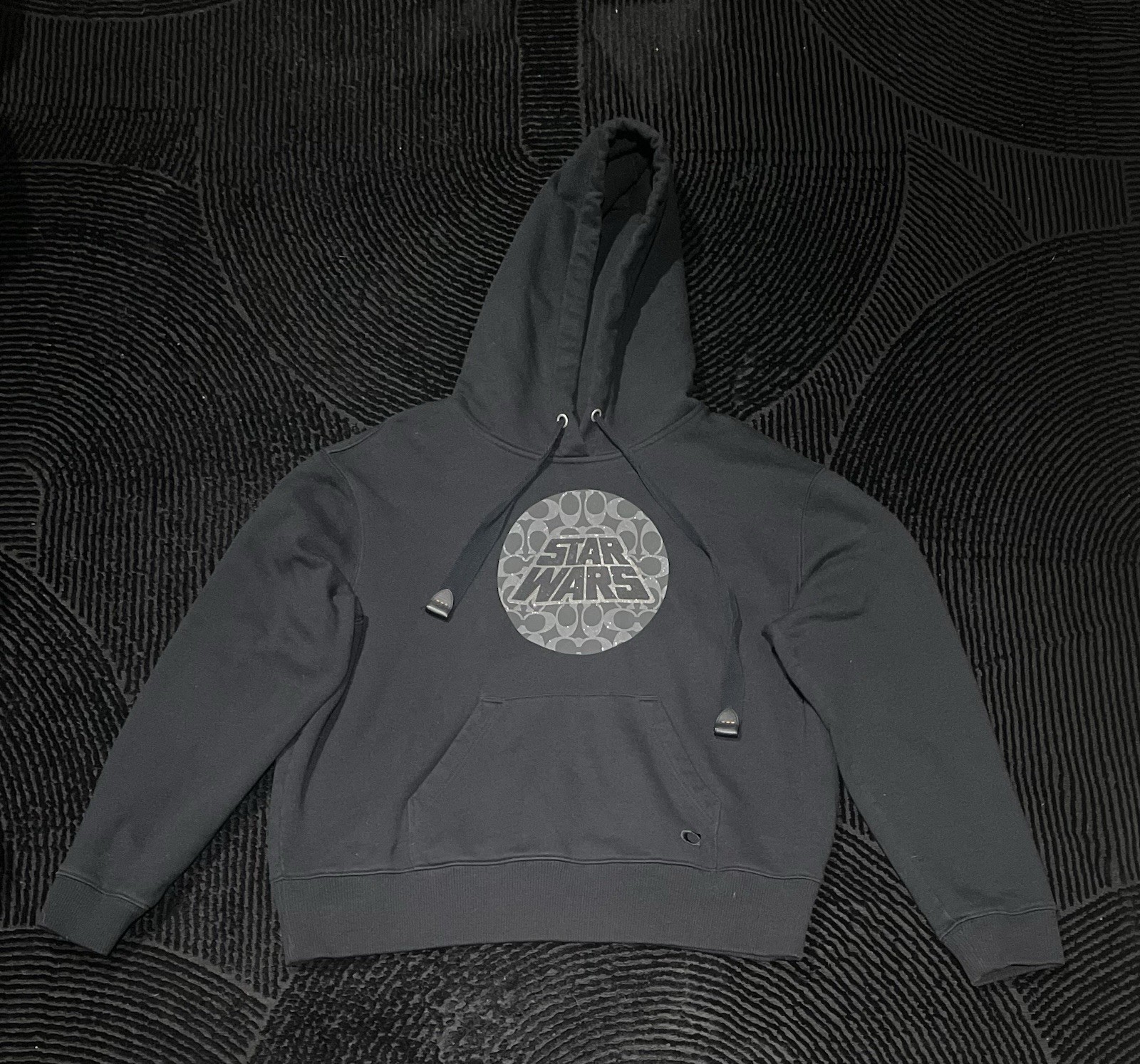 Coach Star Wars Gray Pullover Hooded Hoodie "May the Force Be With You"  limited