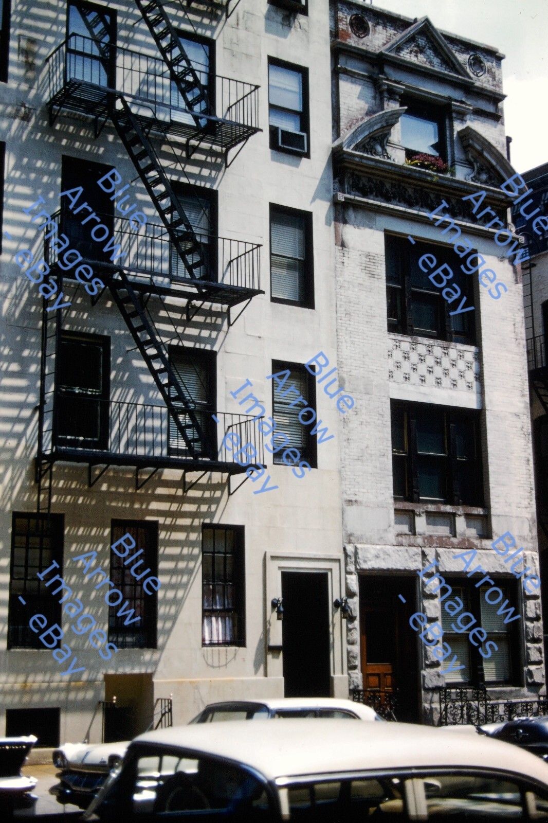 1961 35mm Slide Apartment Building Manhattan New York City #5954 1961 35mm Slide Apartment Building Manhattan New York City #5954