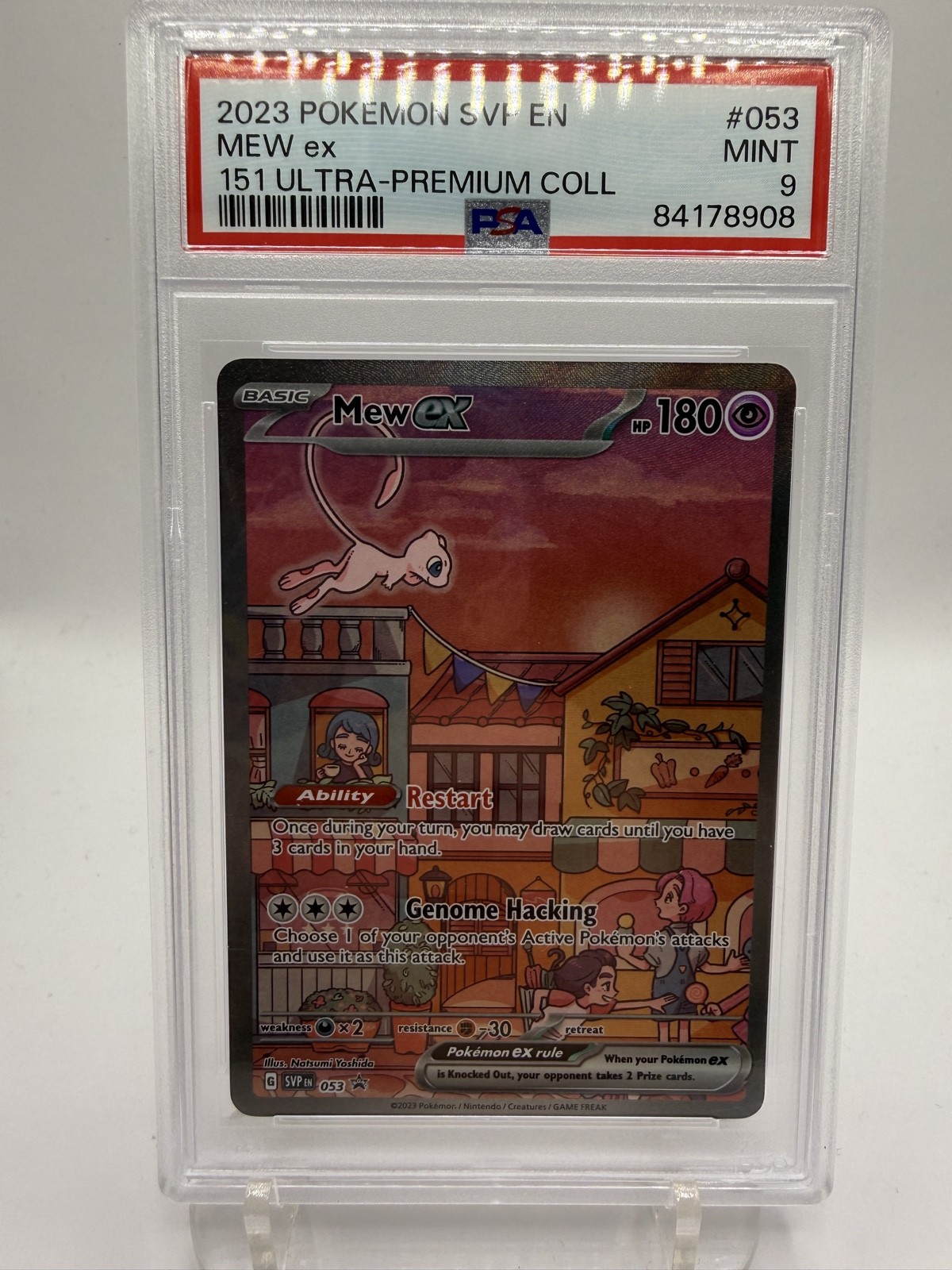 Mew ex 053 Sv: Scarlet & Violet Promo Cards Holo PSA 9 Mew ex 053 Sv: Scarlet & Violet Promo Cards Holo PSA 9