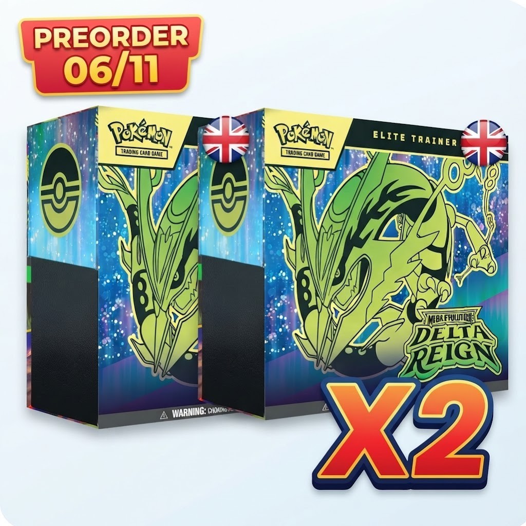 2x Pokemon TCG Delta Reign Elite Trainer Box ETB ✅ PRESALE ✅ 2x Pokemon TCG Delta Reign Elite Trainer Box ETB ✅ PRESALE ✅