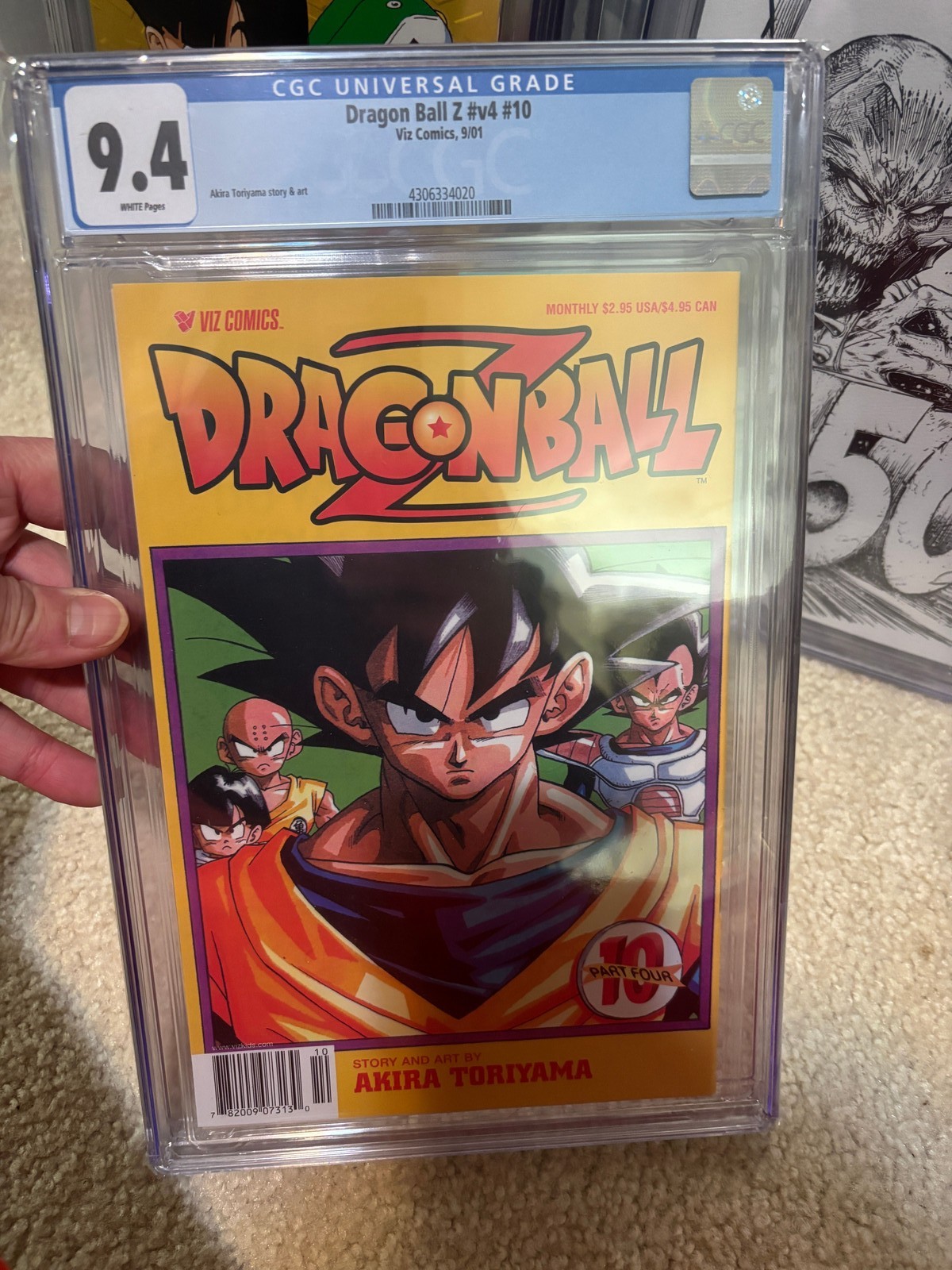 Dragon Ball Z v4 #10 Part Four Viz Comics CGC 9.4 Dragon Ball Z v4 #10 Part Four Viz Comics CGC 9.4