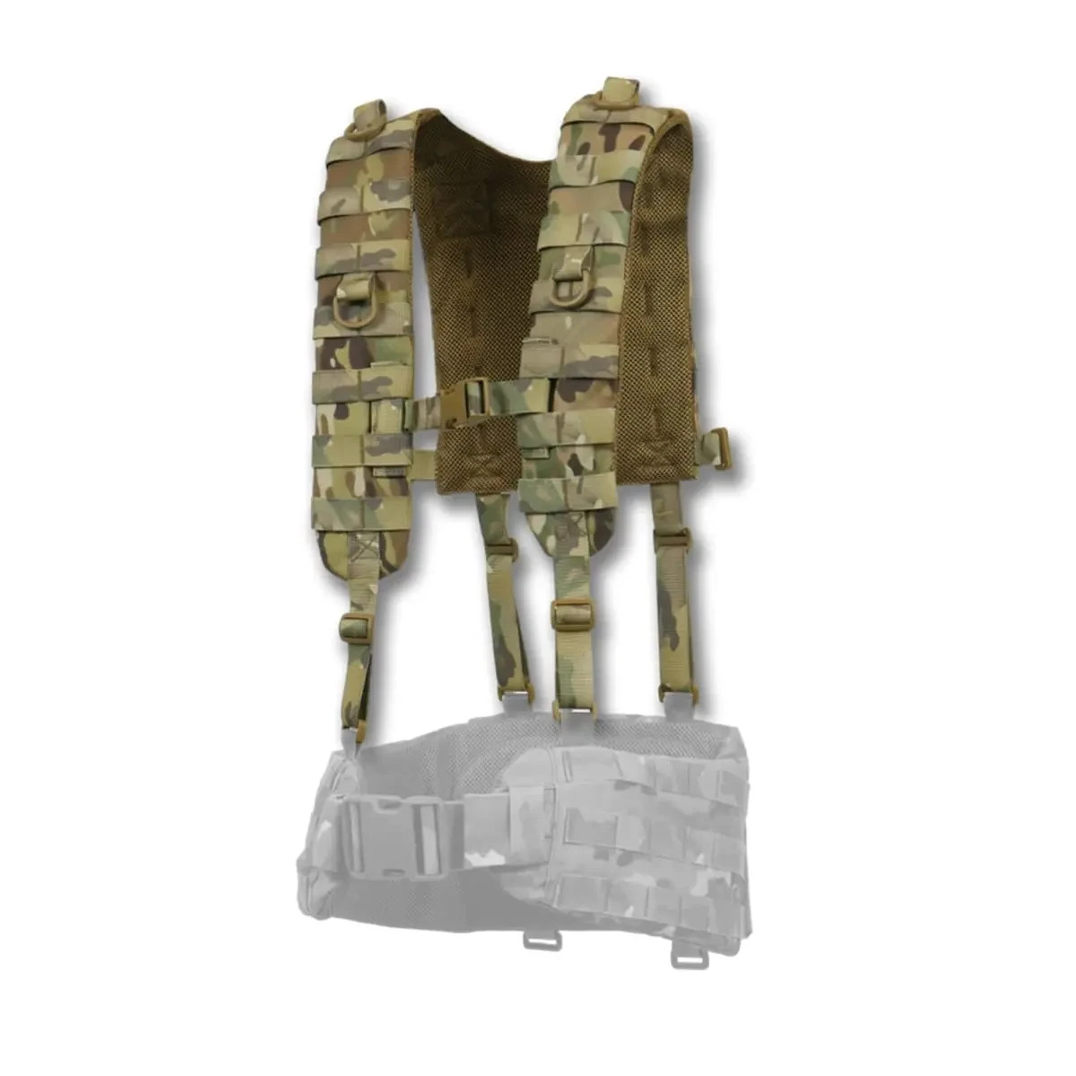Tactical Padded Shoulder Straps MOLLE Harness Multicam RPS War Belt Support Tactical Padded Shoulder Straps MOLLE Harness Multicam RPS War Belt Support