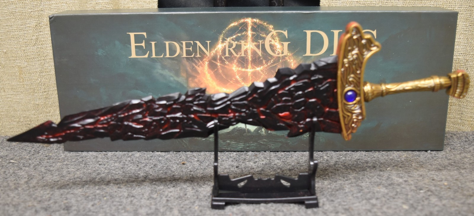 RACEROCKET Eldens Rings Maliketh's Black Blade Sword Model – 11.8-Inch Metal