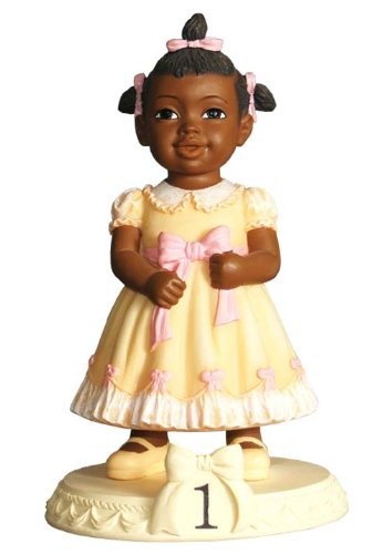 Positive Image Gifts African American Birthday Girl Age 01 Figurine, 5 inches