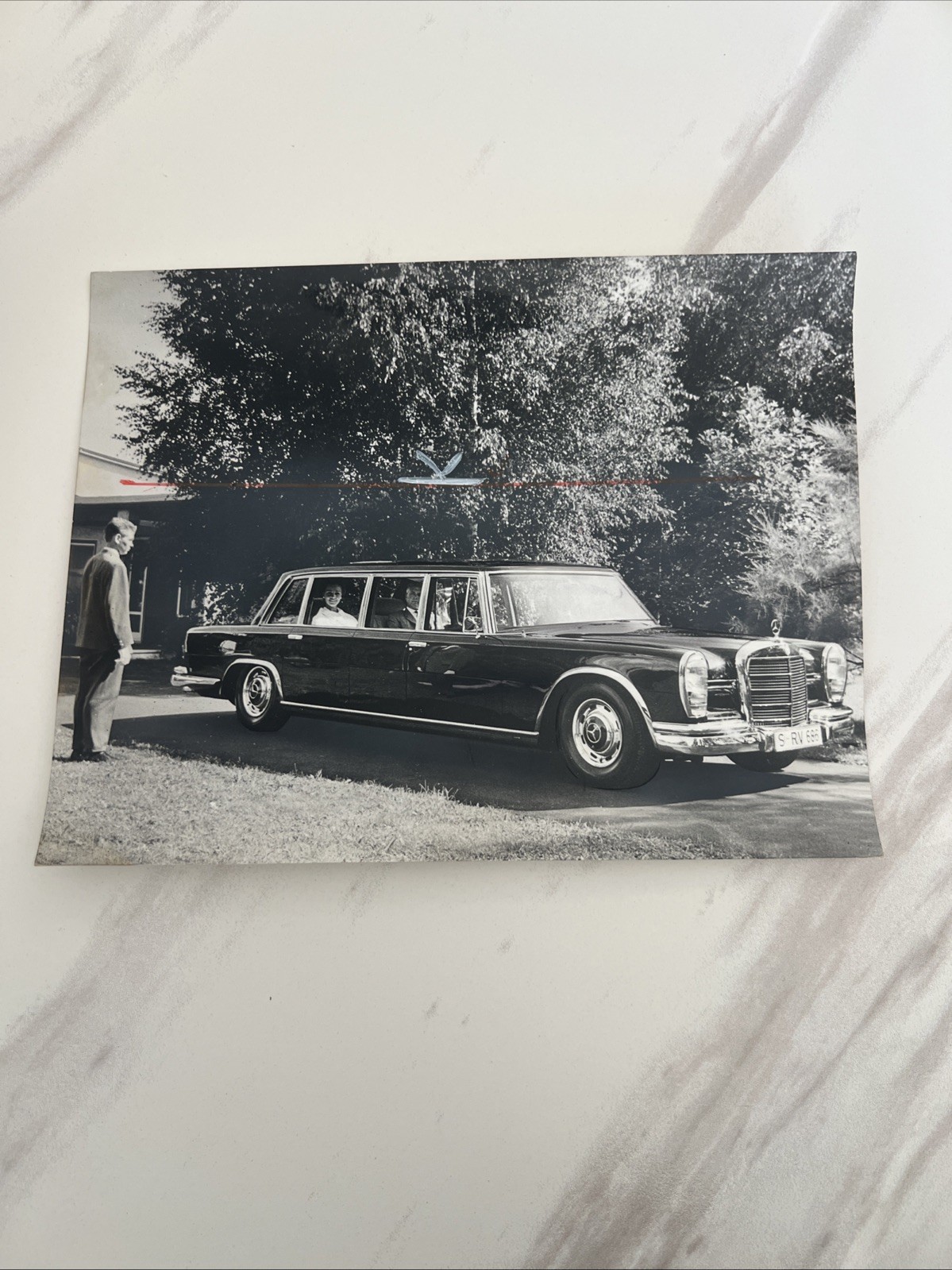 Original Period Photo Photo Press Factory Photo Large Mercedes Benz Pullman 600 1963 Original Period Photo Photo Press Factory Photo Large Mercedes Benz Pullman 600 1963