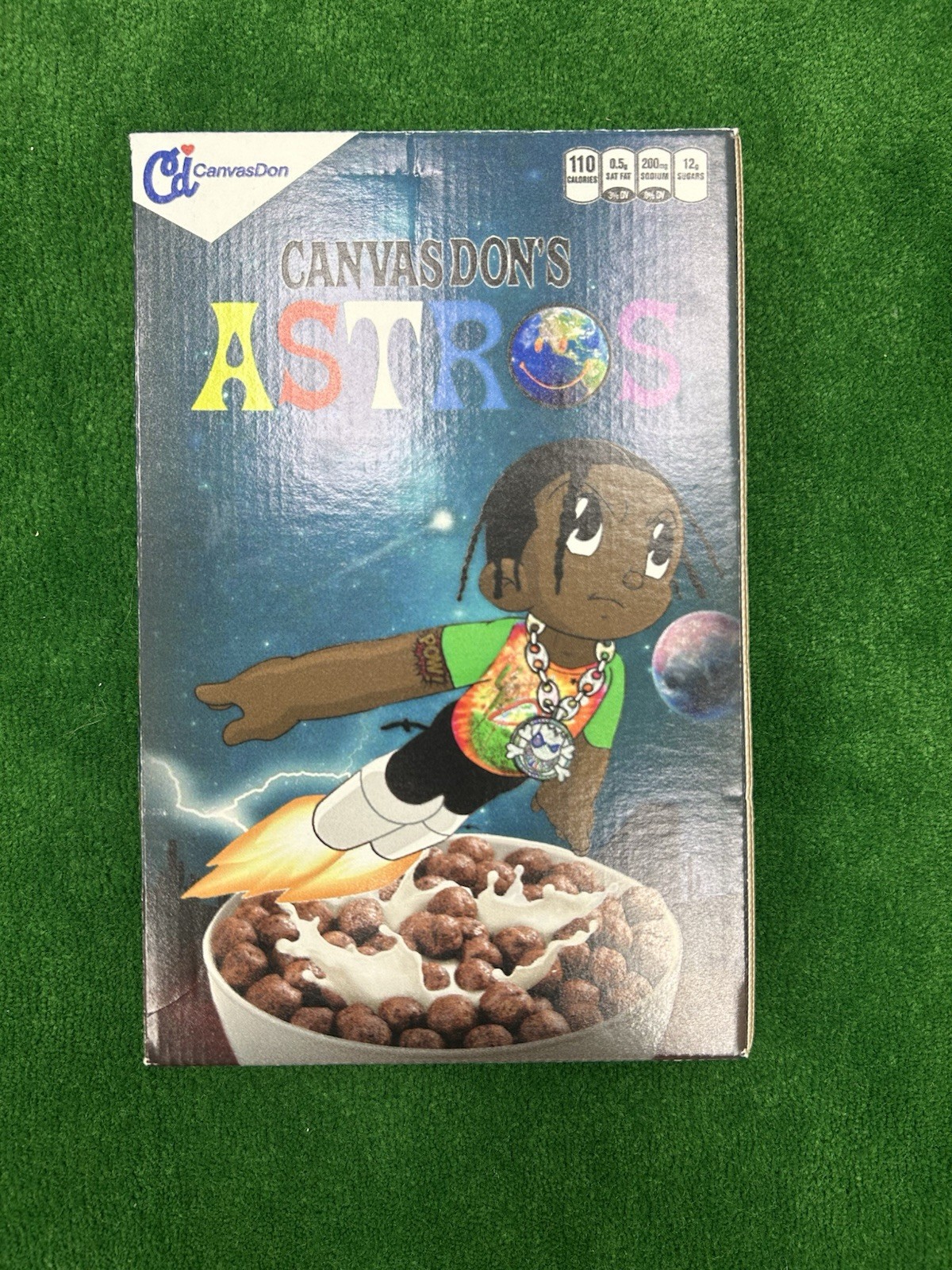 The Canvas Don Astros Cereal Collectible limited 1/250 The Canvas Don Astros Cereal Collectible limited 1/250