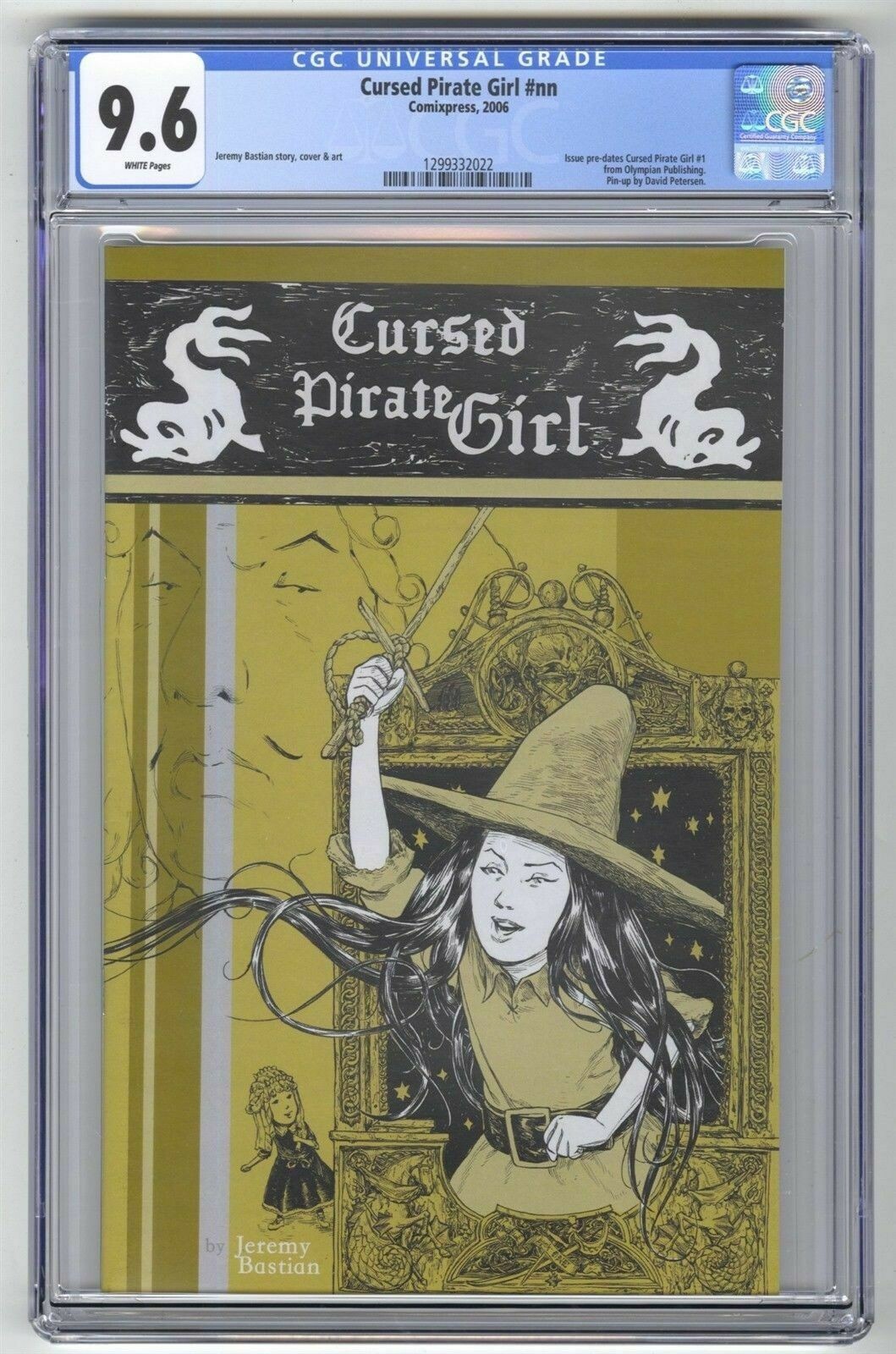 Cursed Pirate Girl #1 ComixPress CGC 9.6 White Pages 1st Cursed Pirate Girl Rare Cursed Pirate Girl #1 ComixPress CGC 9.6 White Pages 1st Cursed Pirate Girl Rare