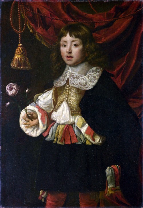 Oil painting Portrait-of-a-Boy-holding-a-Rose-Flemish-oil-painting young boy art Oil painting Portrait-of-a-Boy-holding-a-Rose-Flemish-oil-painting young boy art