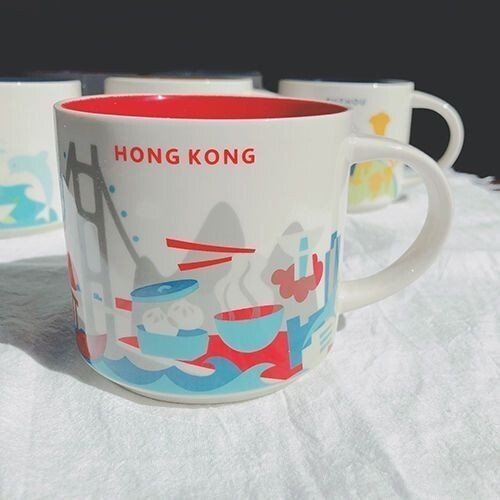 Starbucks 14oz Hong Kong Ceramic Souvenir Mug You Are Here Collection W Gift Box Starbucks 14oz Hong Kong Ceramic Souvenir Mug You Are Here Collection W Gift Box