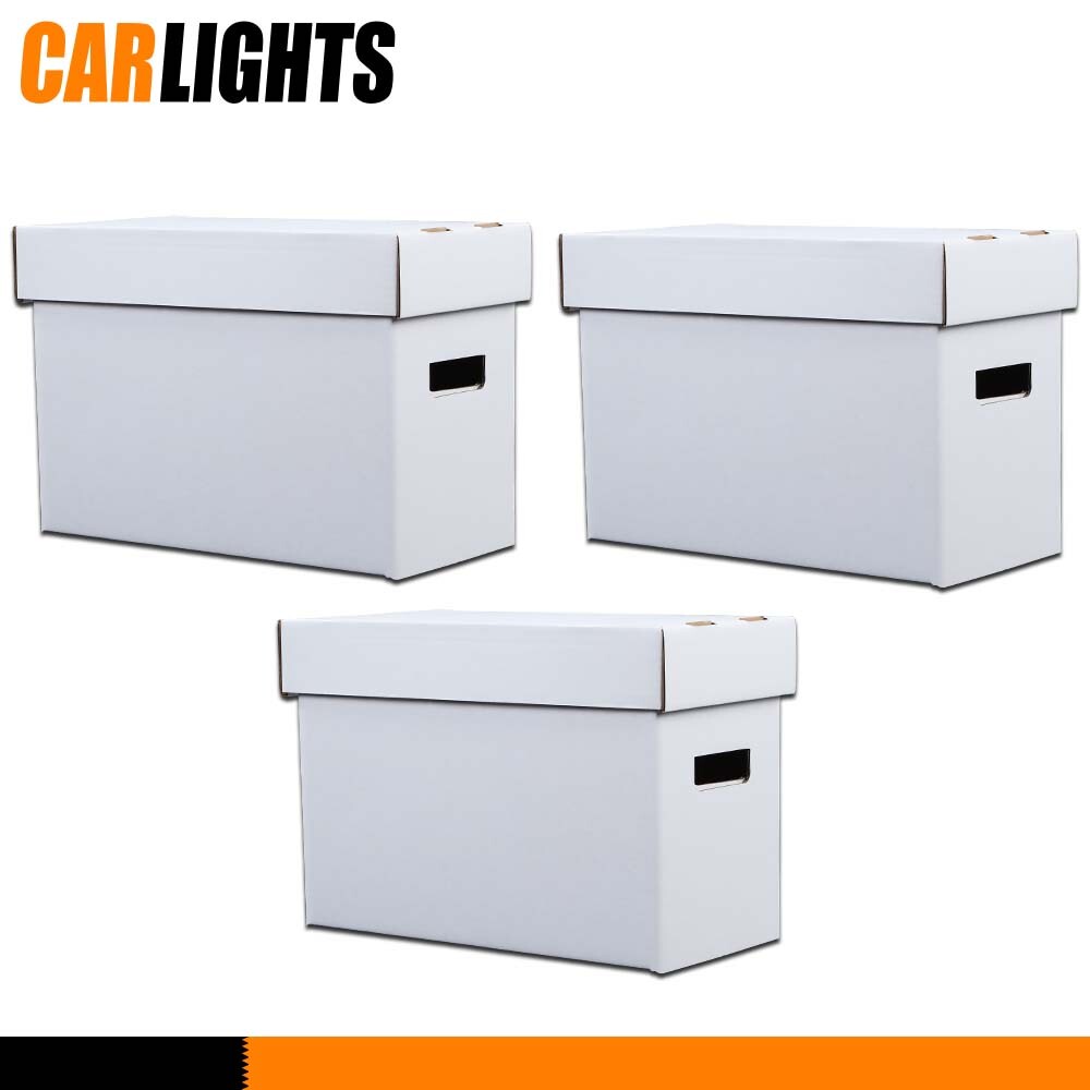 3PCS Short Comic Book Storage Boxes Holds 150 175 Stackable Archival Cardboard 3PCS Short Comic Book Storage Boxes Holds 150 175 Stackable Archival Cardboard