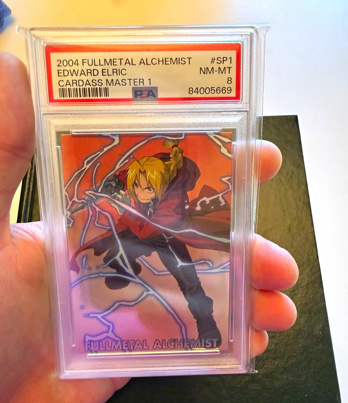 Bandai 2004 Fullmetal Alchemist Carddass Master 1 SP1 Edward Elric Graded ROOKIE Bandai 2004 Fullmetal Alchemist Carddass Master 1 SP1 Edward Elric Graded ROOKIE